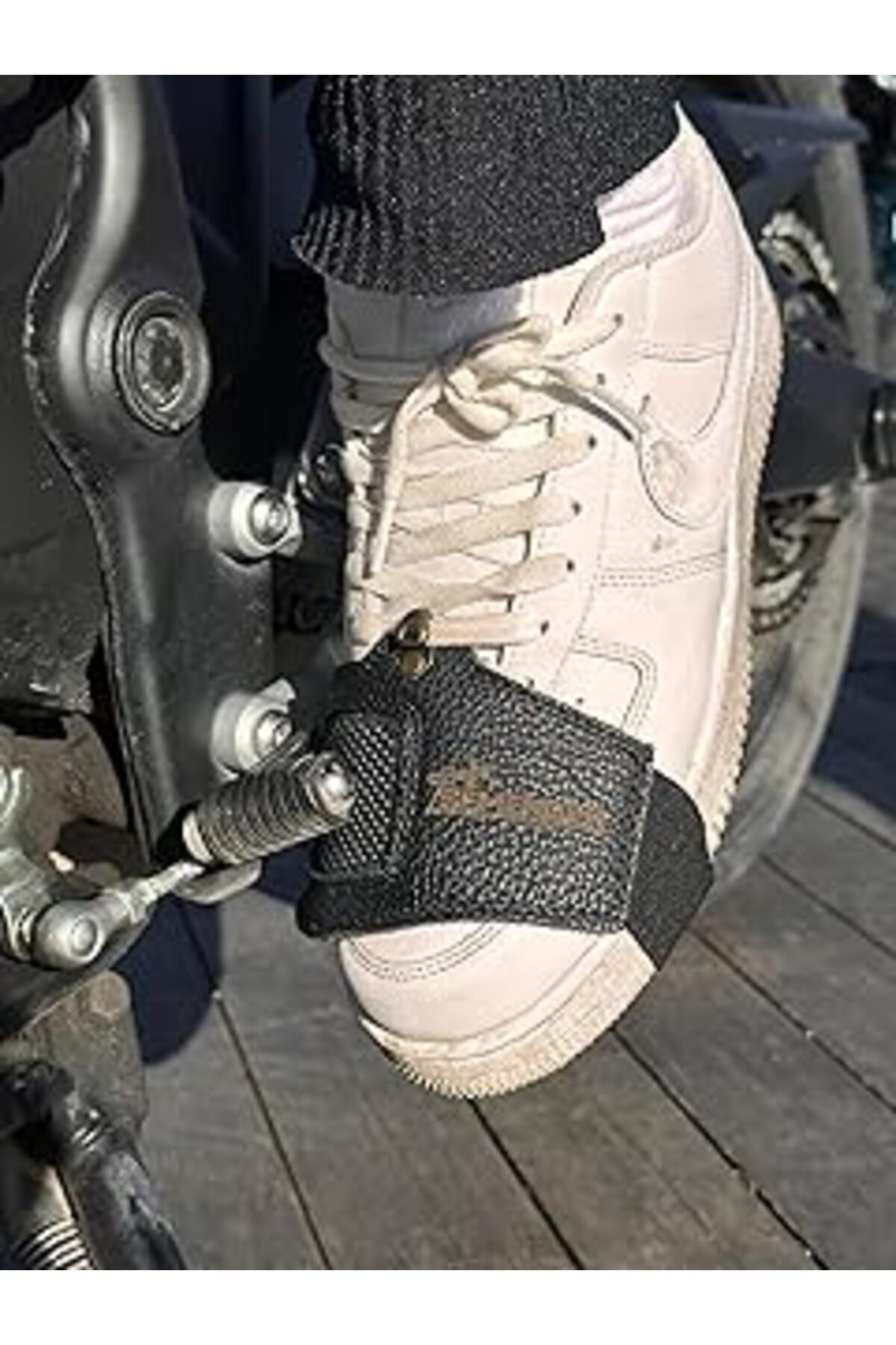 Mu Art Ahşap Mtndizlik Mtn Mak77 Motosiklet Ayakkabı Koruma Pedleri, Motosiklet Vites Pedi,Motorcycle Shoe Prote