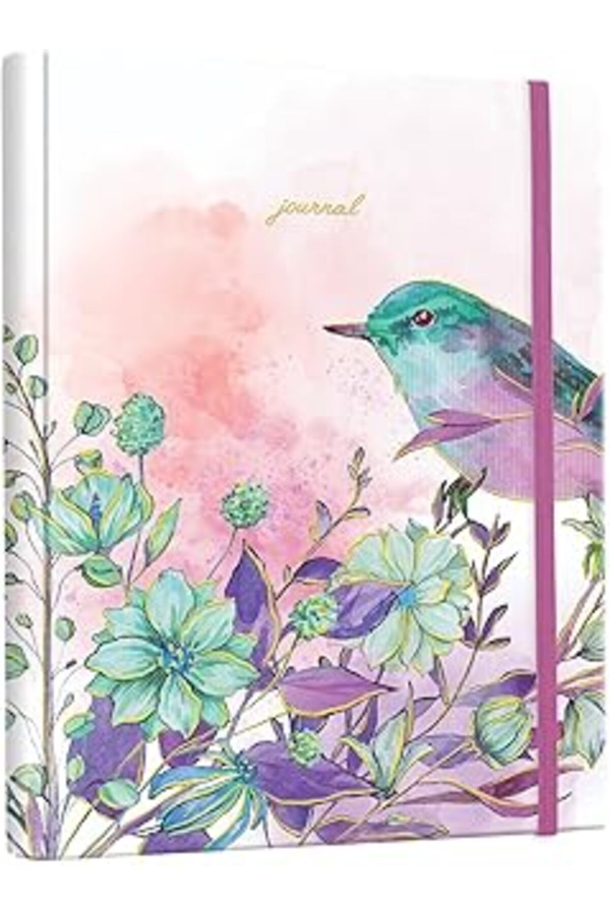 Karachil Gizli Spiralli Defter Sert Kapak 192 Sayfa 96 Yaprak 17X24 Cm 90Gr. Çizgili