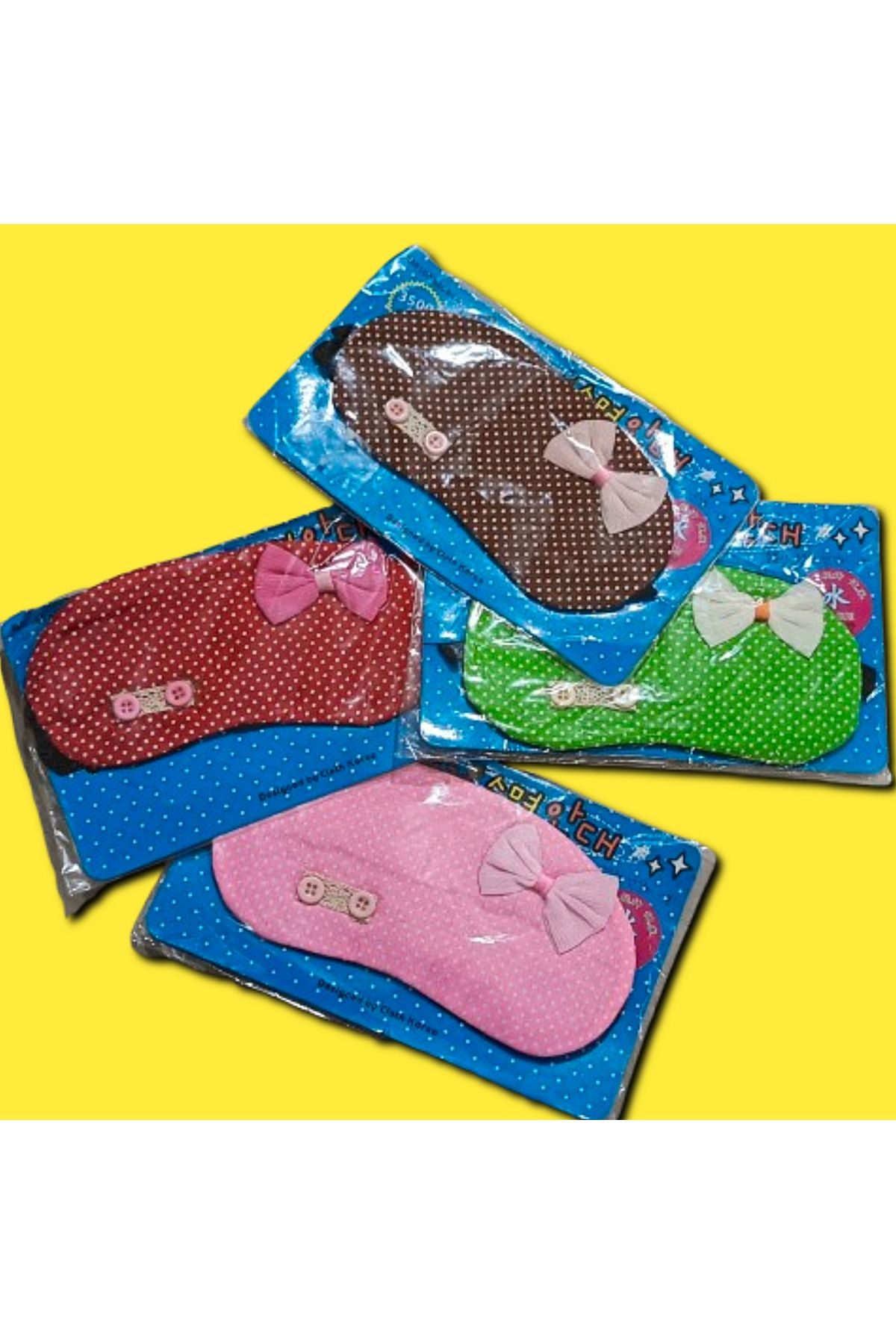 Other-2Psc Comfortable and Soft polyester Eye Mask with Adjustable Buckle 2
