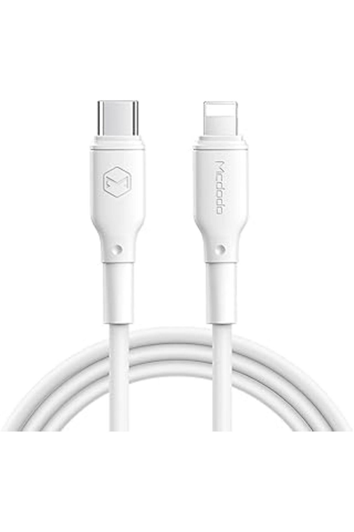 Pazarcan Mcdodo 18W Pd Flexible Type-C To Lightning Data-Şarj Kablosu 1.2, Beyaz