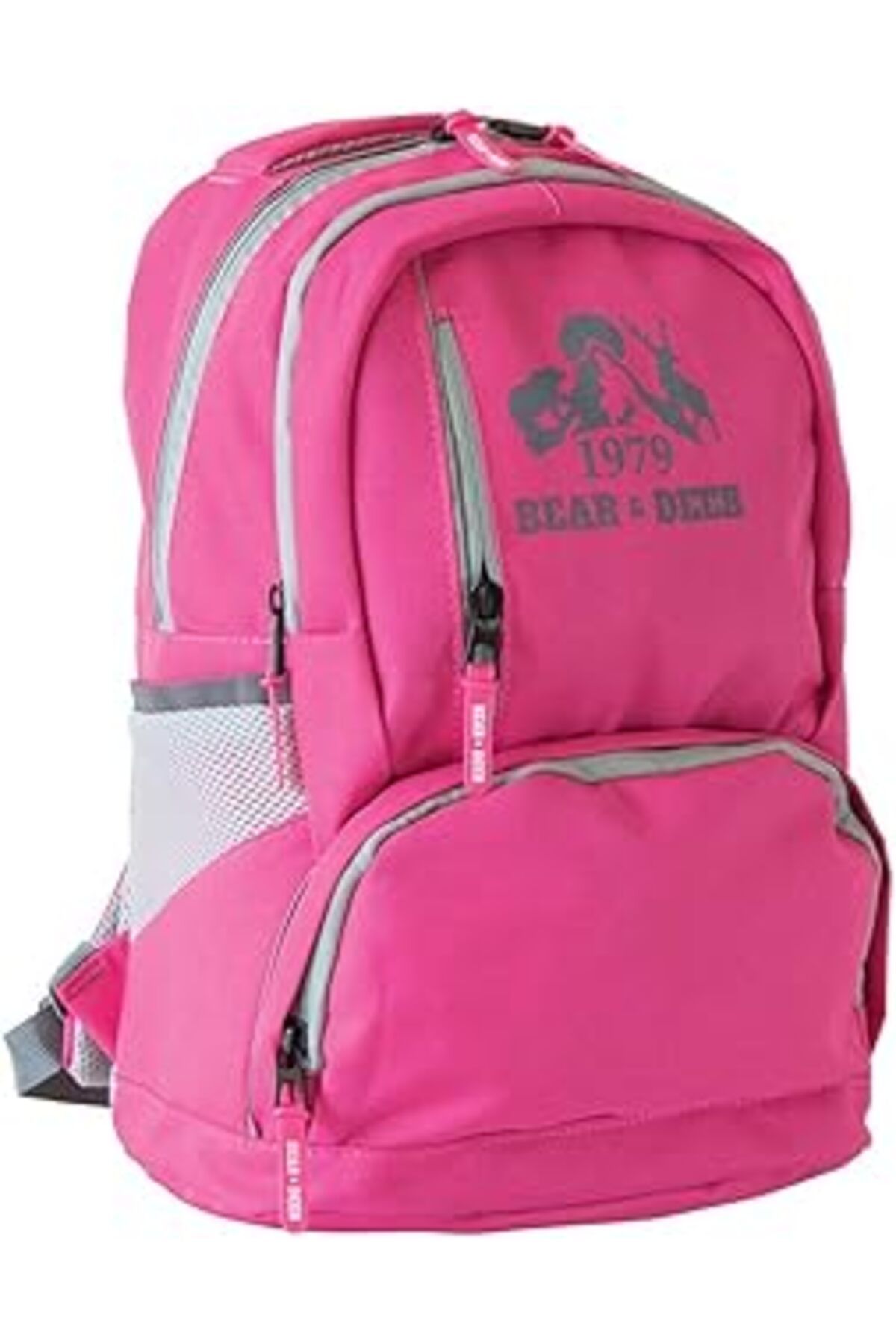 Pazarcan Bear&Deer, Skuldra, Unisex - Yetişkin, Sırt Çantası, Pembe