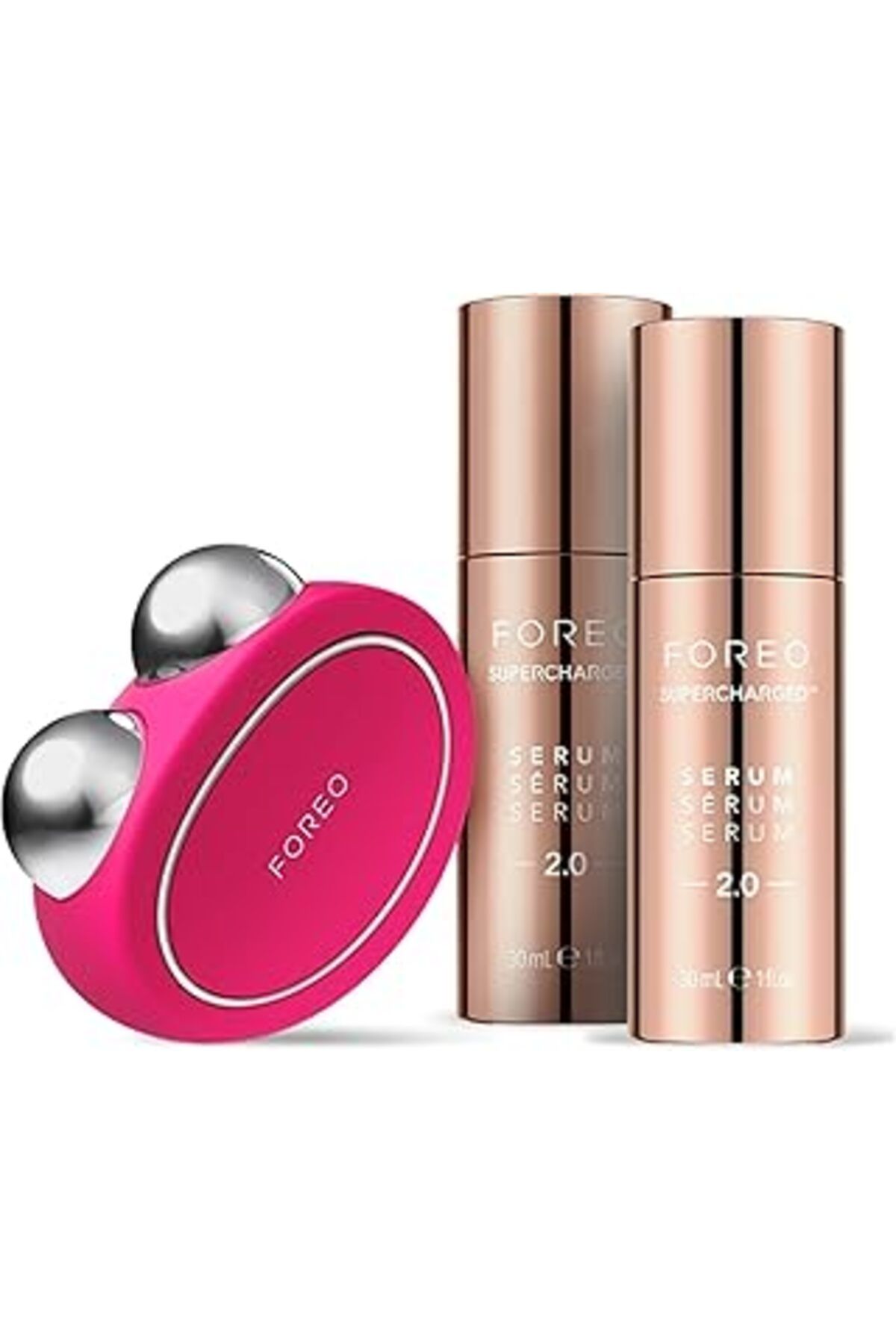 Pazarcan Foreo Bear Forever Firm Set Halinde – Bear Yüz Masaj Aleti Mikro Akım + 2 X Iletken Serum 30 Ml – Y