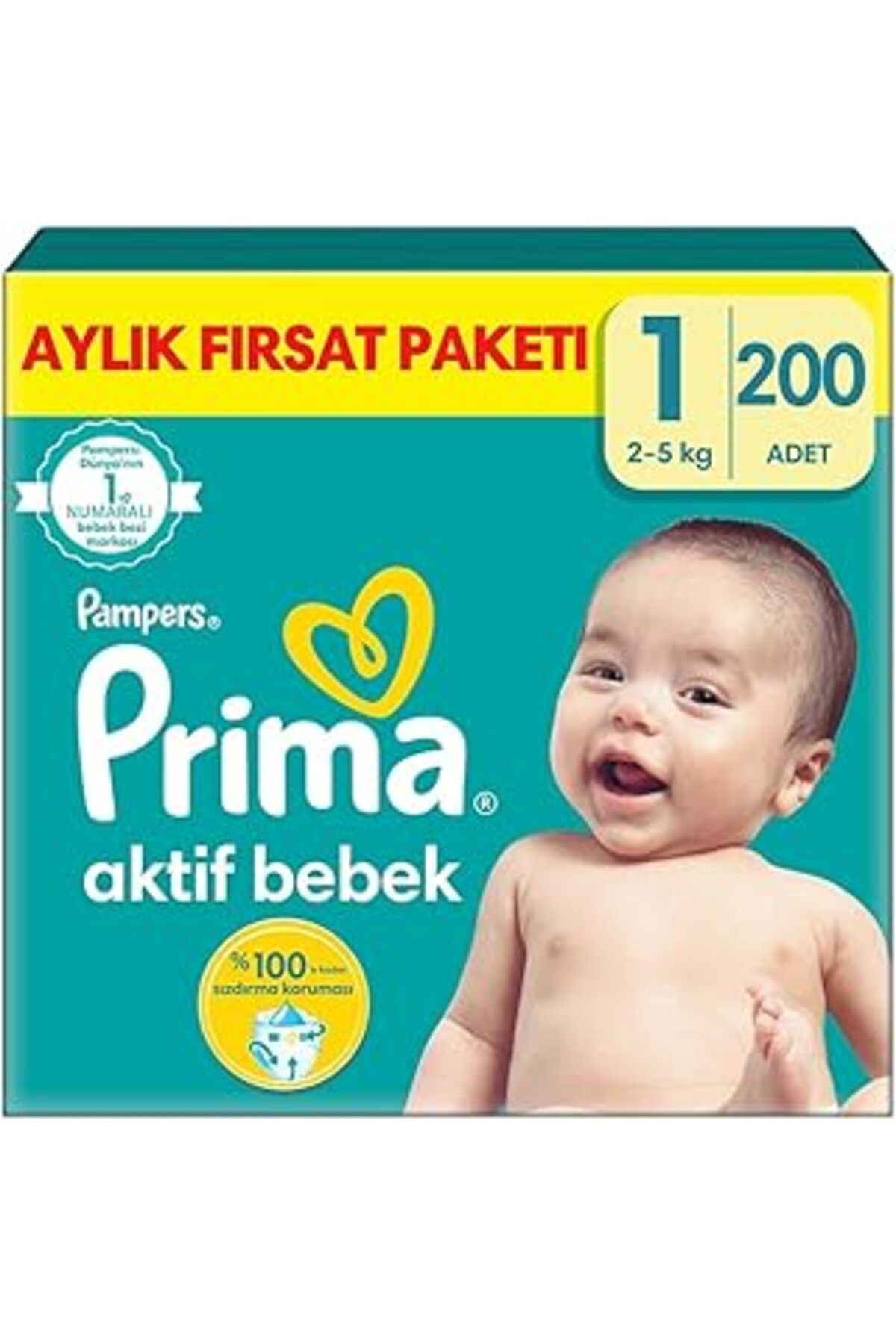 Mu Art Ahşap Bebek, Bezi Numara, 200 Adet Aylık Paketi