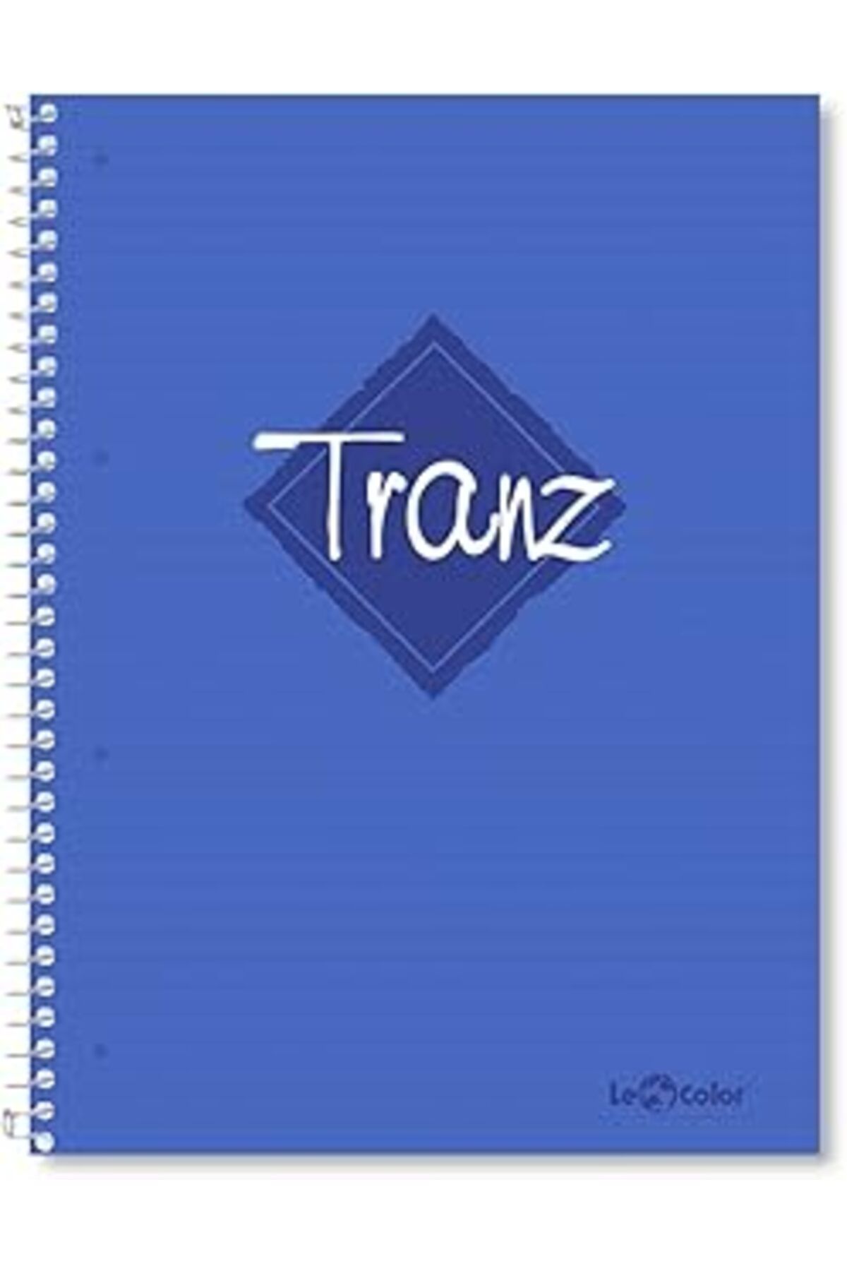 Karachil Lé Color 2012095/2 Tranz Pp Kapak, 1.Hamur Kağıt Spiralli Defter, Mavi