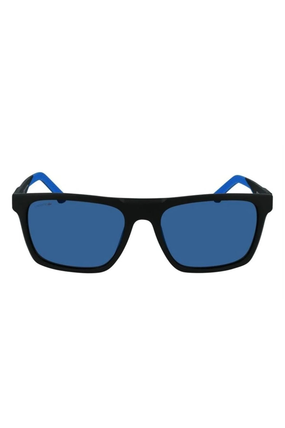 Lacoste-Matt Blue Square Sunglasses for Men L957S 002 Size 56 2