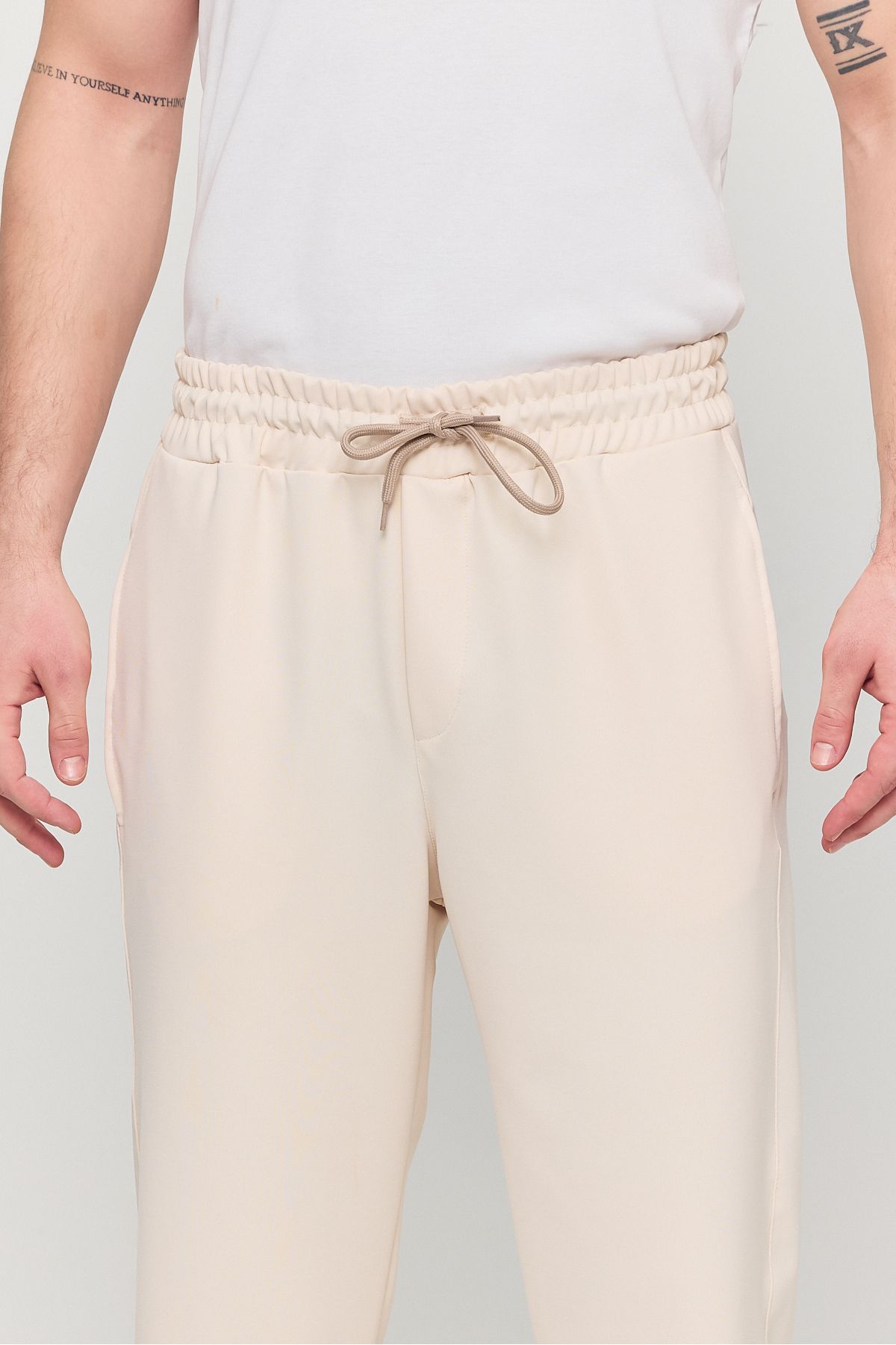 YXC Trend Maker-Men's Regular Fit Soft Fabric Sweatpants with Elastic Waist 4