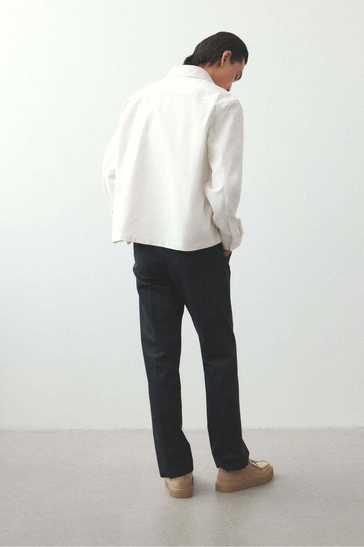 H&M-Regular Fit Cotton twill overshirt 6