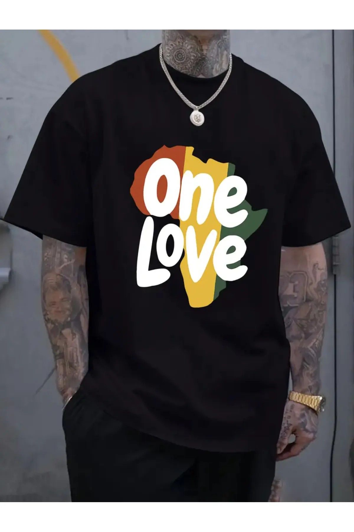 Drapara ONE lOVE Baskılı T-shirt