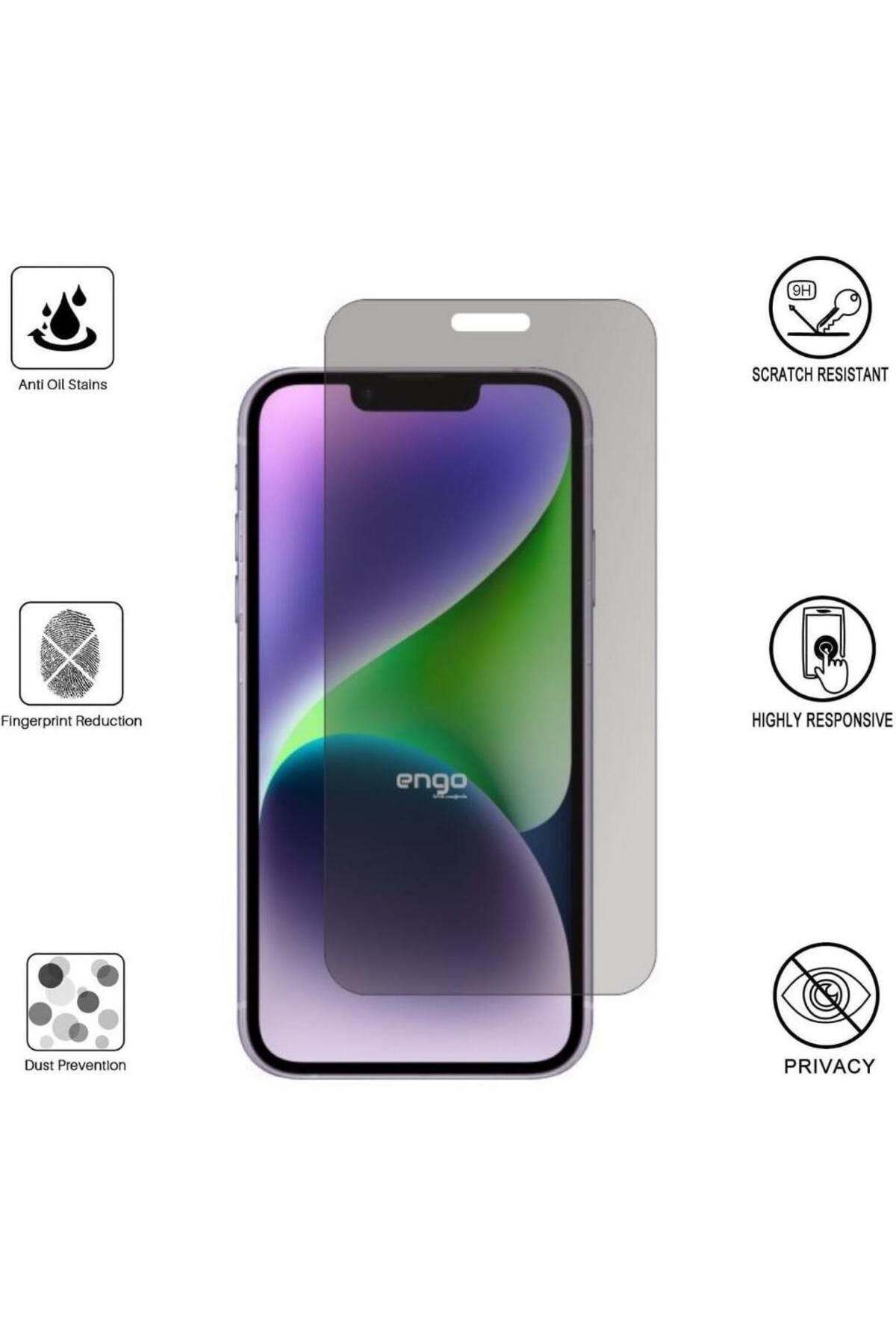 Engo-واقي شاشة شبح متوافق مع هاتف Apple iPhone 14 2