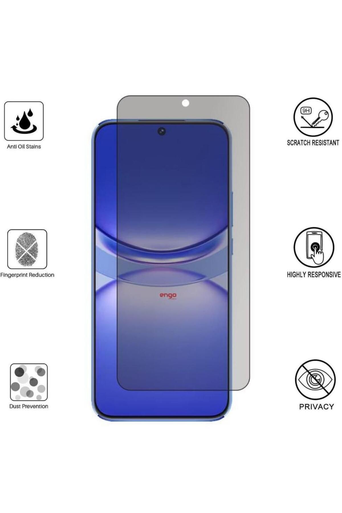 Engo-Ghost Screen Protector Transparent Compatible With Huawei Nova 12s 2