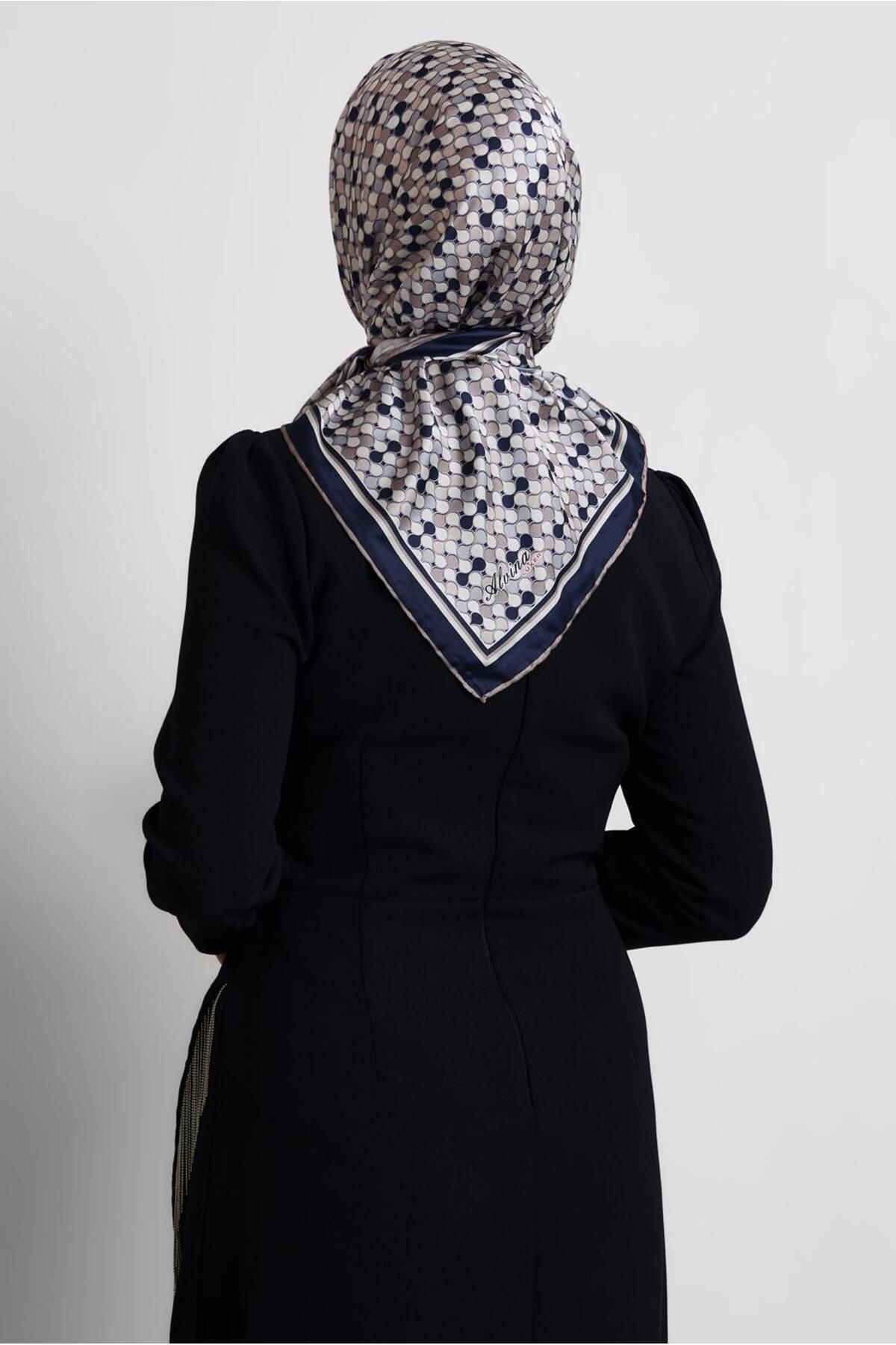 Alvina-Alvi̇na Patterned Scarf 8524 2