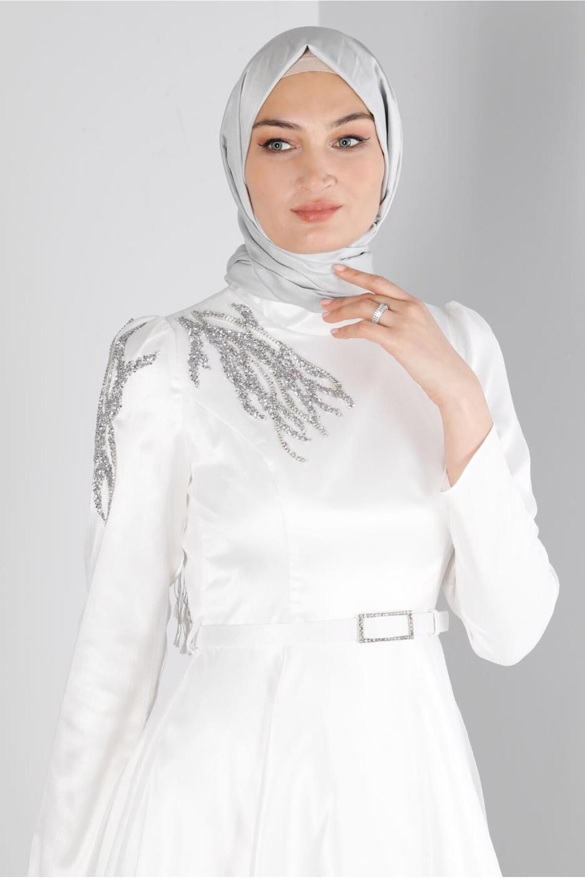 لباس شب سنگ دوزی 50226 Alvina