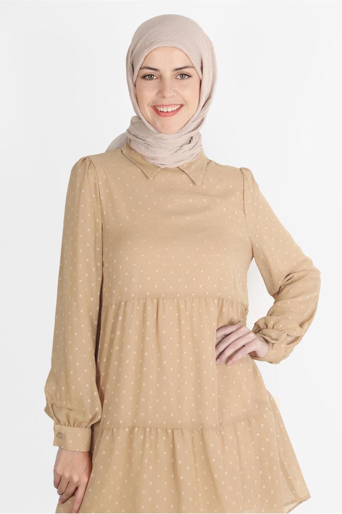 تونیک 42903 لایه بندی شده پولکا Alvina