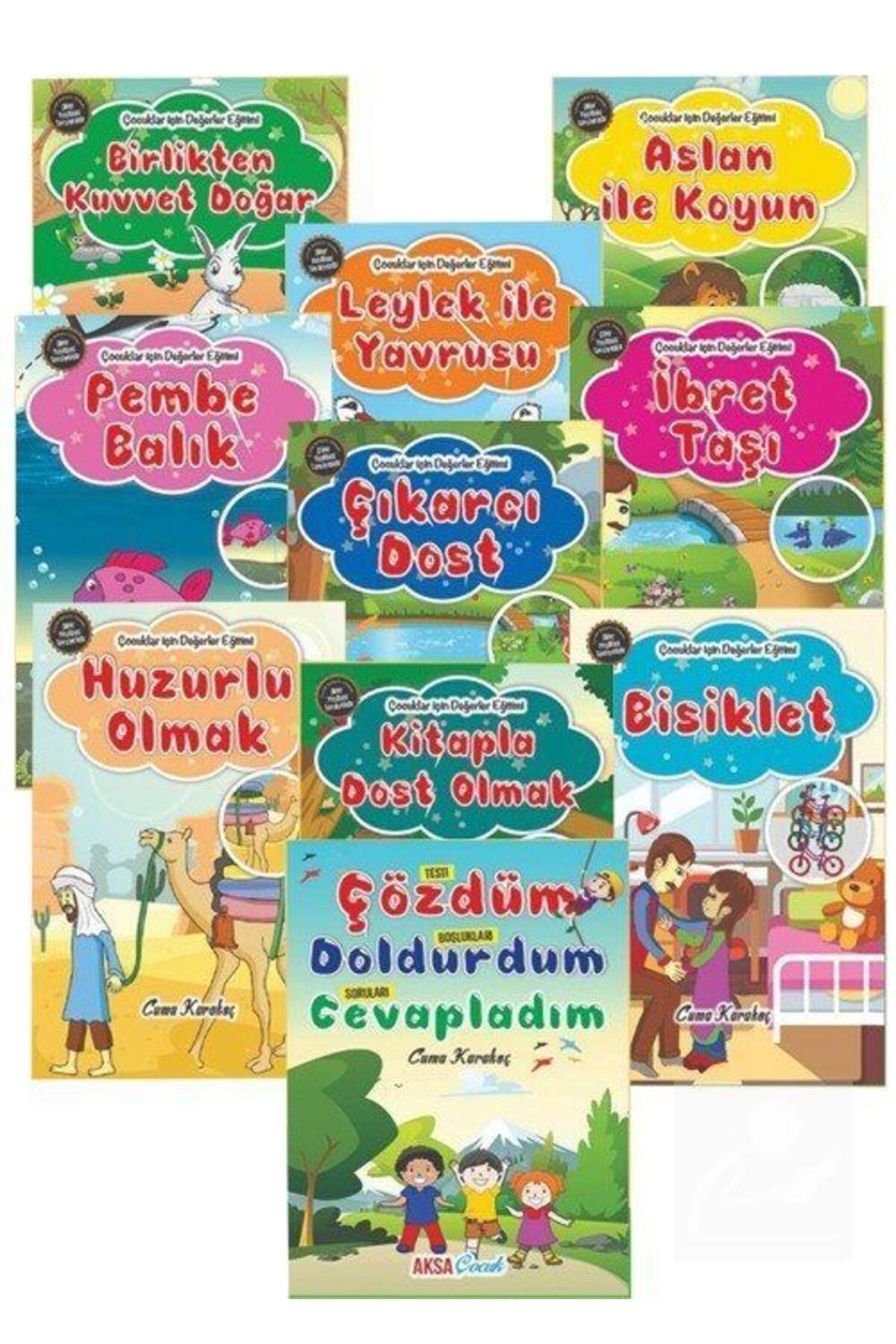 Aksa Çocuk Çocuklar Için Hikayelerle Değerler Eğitimi (10 KİTAP TAKIM) - Fiyatı, Yorumları
