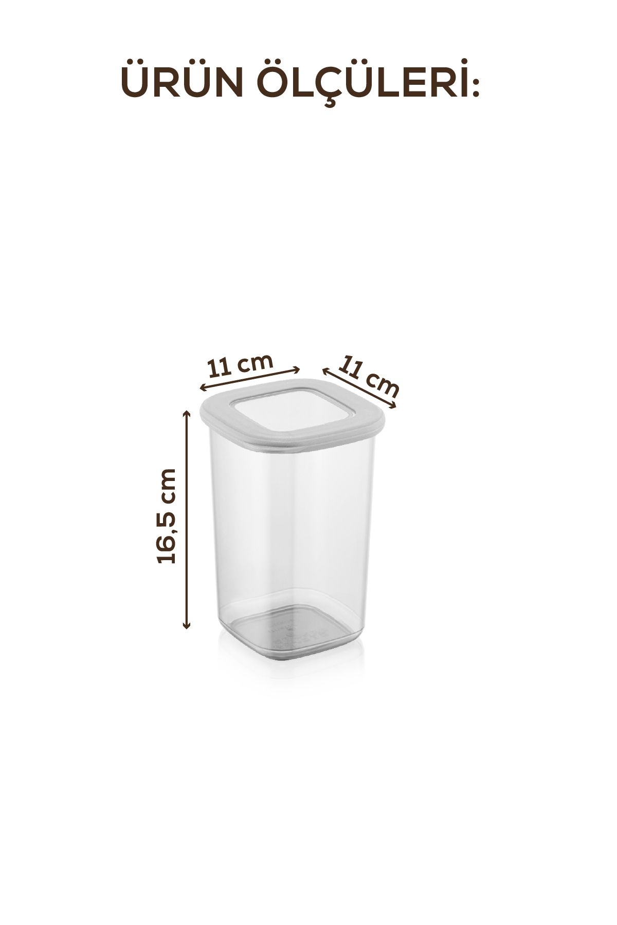 Vienev-Square Food Storage Container with Foly Label Set of 3 Medium Size 1.2 Liters 5