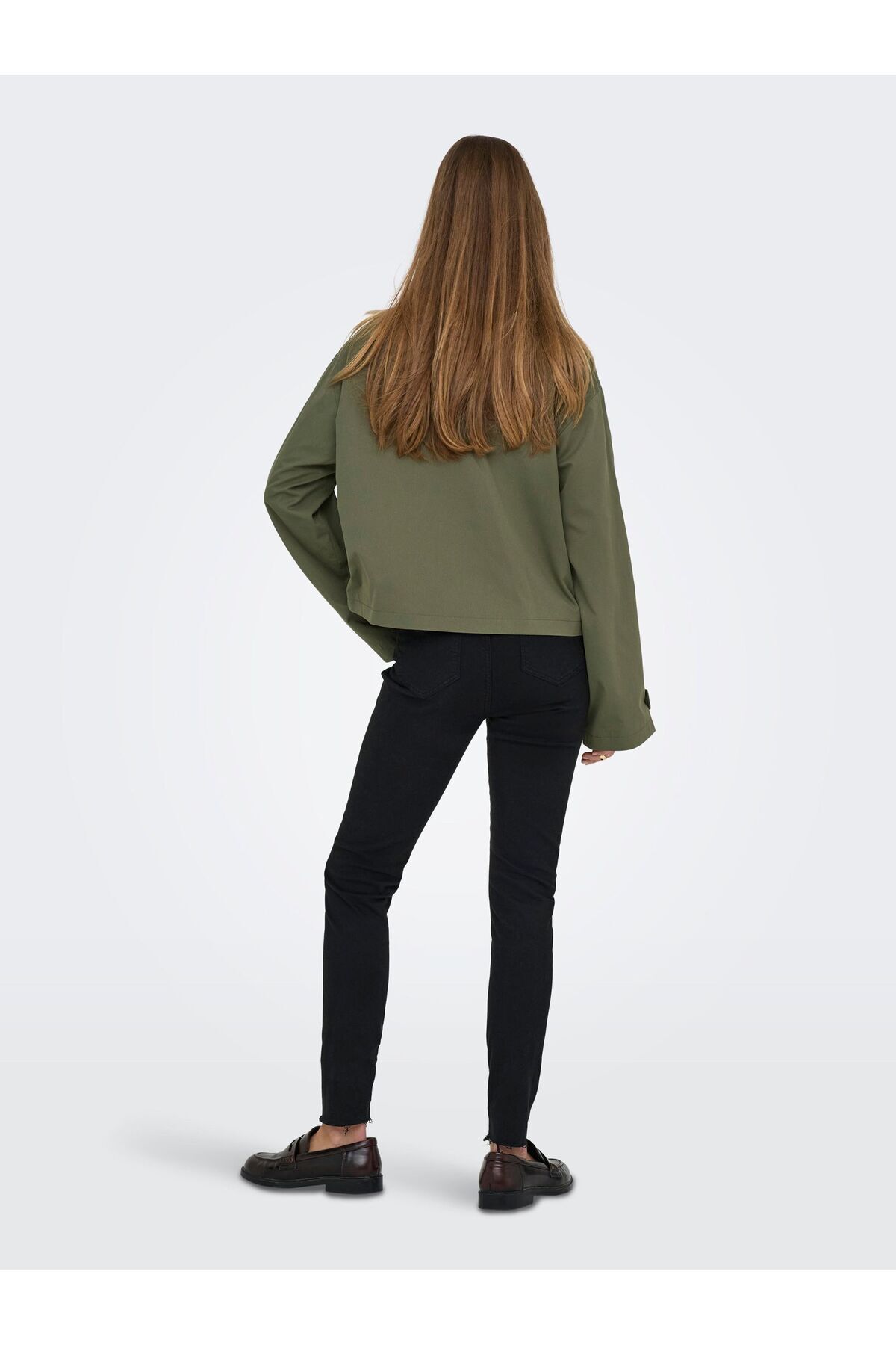 ONLY-Jacke Baseball Verstellbare rmelbündchen mit Schnalle Jacke 4