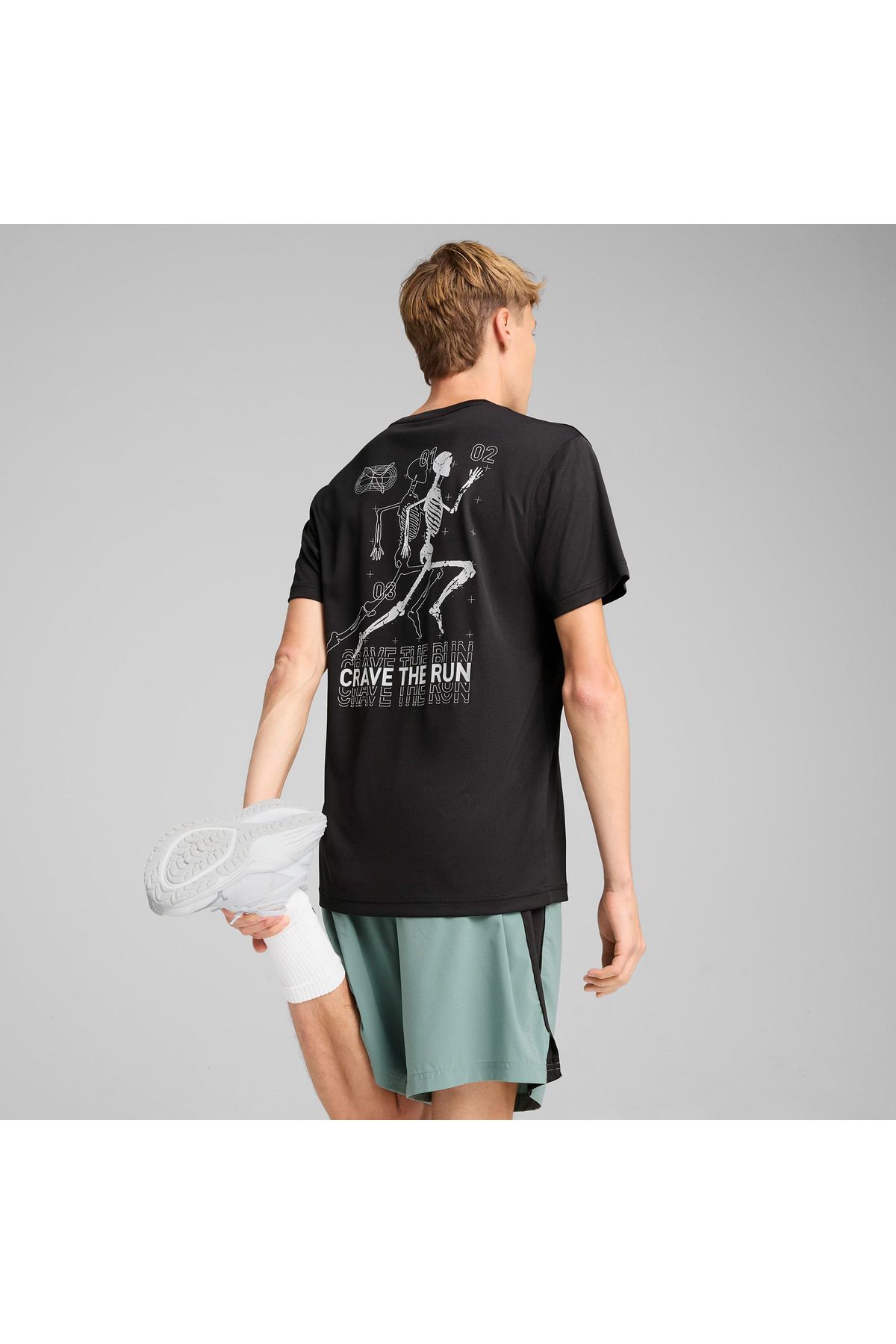 Puma-Αθλητικό μπλουζάκι GRAPHICS SKELETON RUN TEE 2