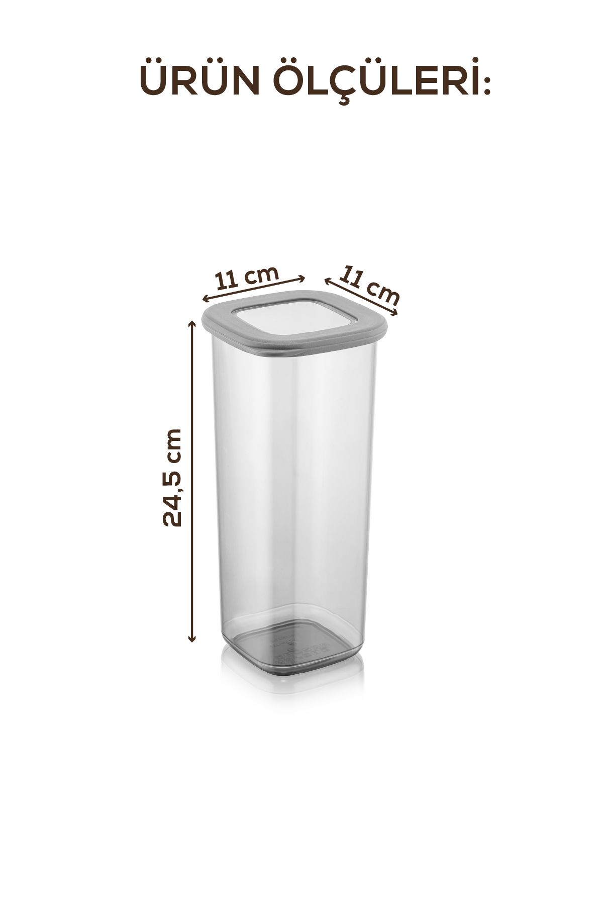 Vienev-Labeled Foly Square Food Storage Container Set of 24 1.75 Large Size Anthracite 4