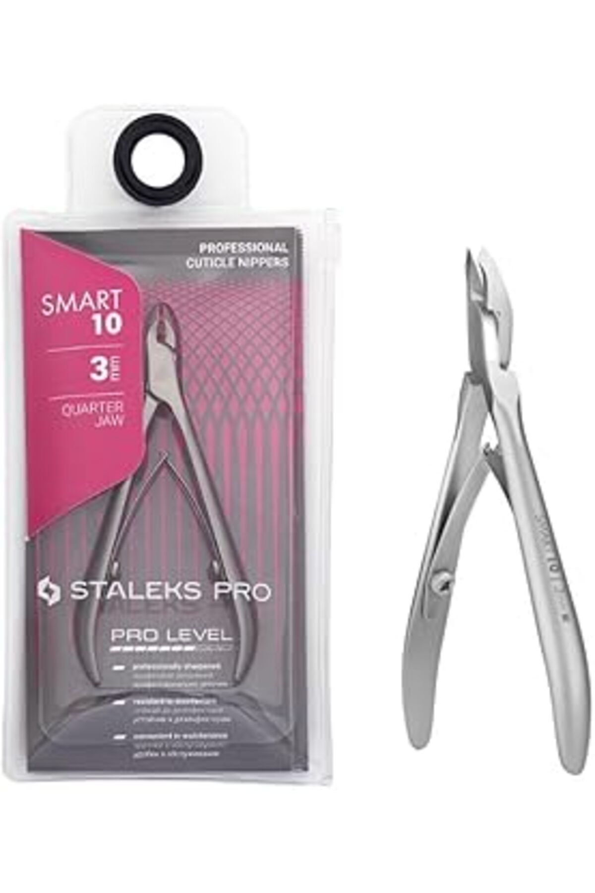 Pazarcan Staleks Pro Profesyonel Manikür Pense 3 Mm Paslanmaz Çelik. Ns-10-3