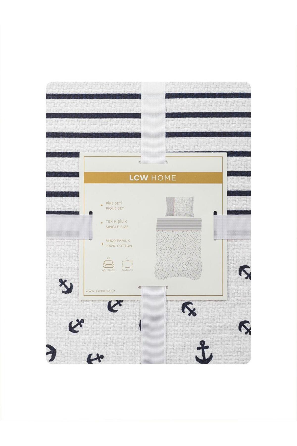 LC Waikiki-Lcw Home Mixed Patterned Single Pique Set 7