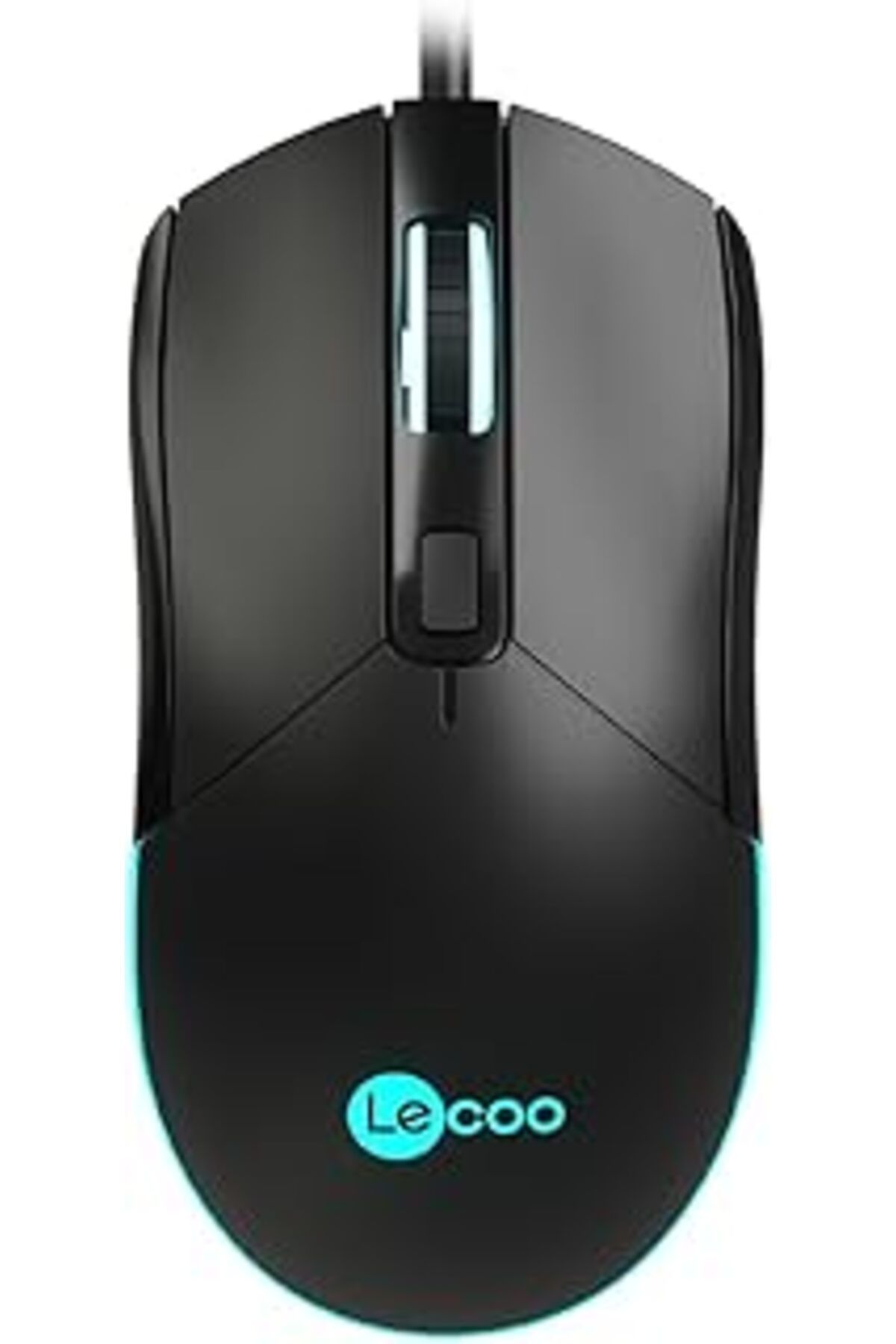 Karachil Lecoo Ms120 Usb Kablolu 2400Dpi 4 Tuşlu Rgb Led Aydınlatmalı Optik Gaming Optik Mouse Siyah