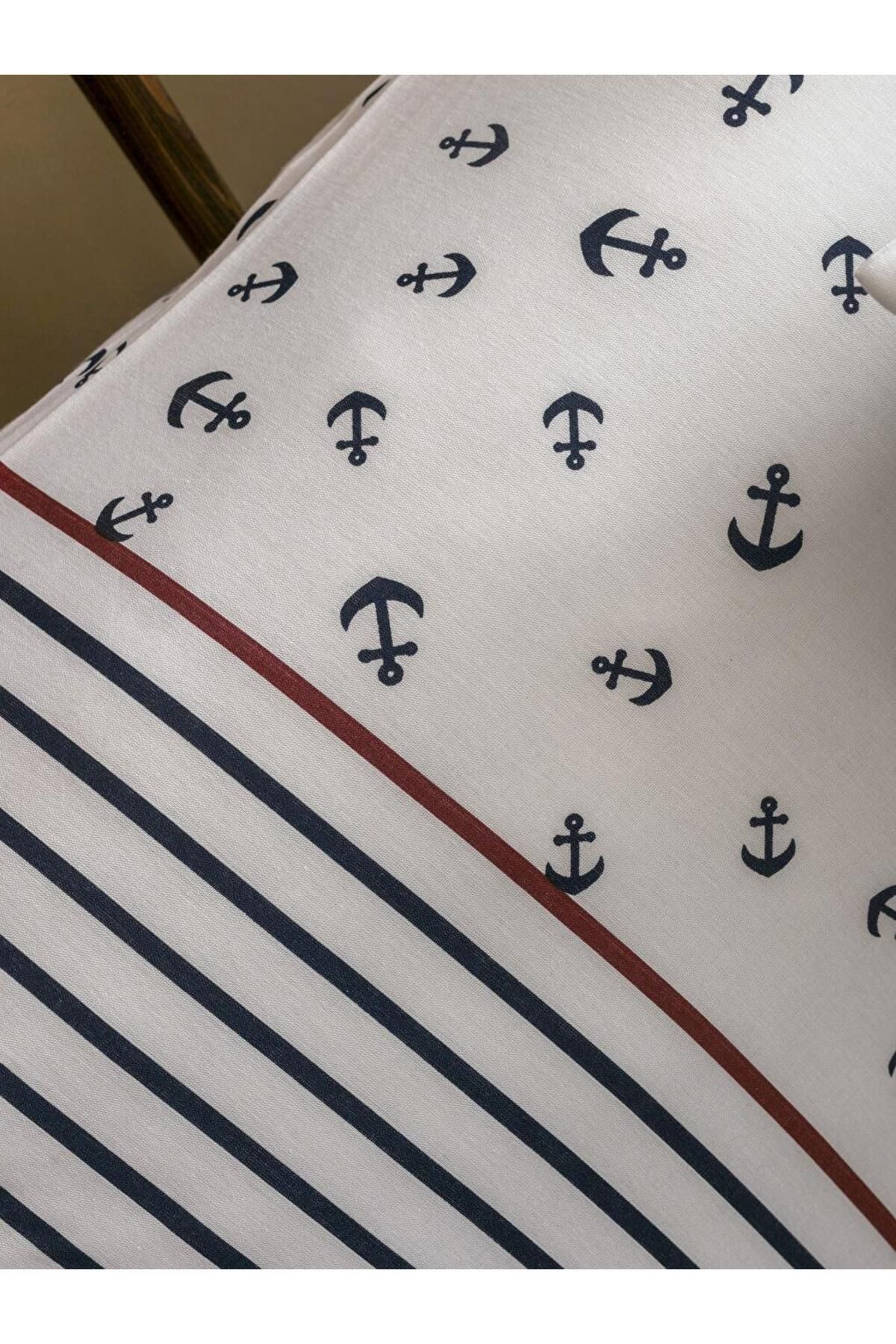 LC Waikiki-Lcw Home Mixed Anchor Patterned Double Pique Set 4