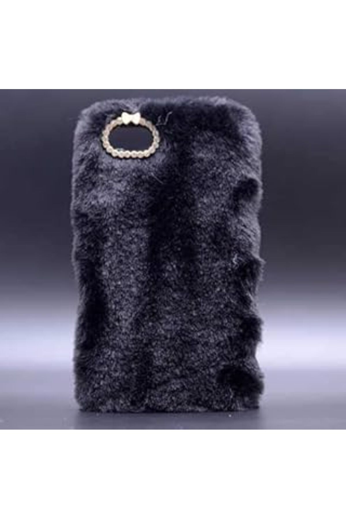 Mu Art P9 Lite Mini Uyumlu Tüylü Peluslu Silikon Kılıf