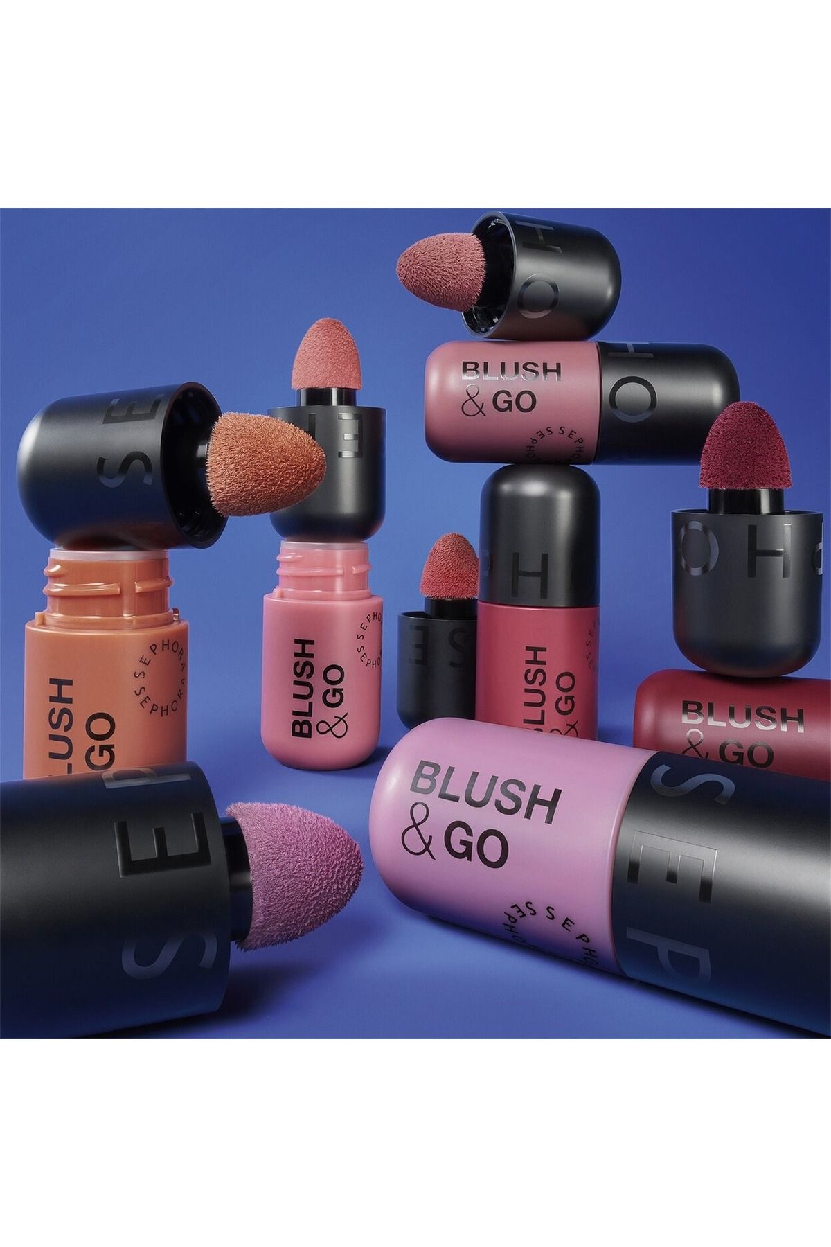 SEPHORA-Blush & Go Longwear Matte Liquid Blush 2-in-1 Lip & Cheek Color 02 On The Go 7ml 8