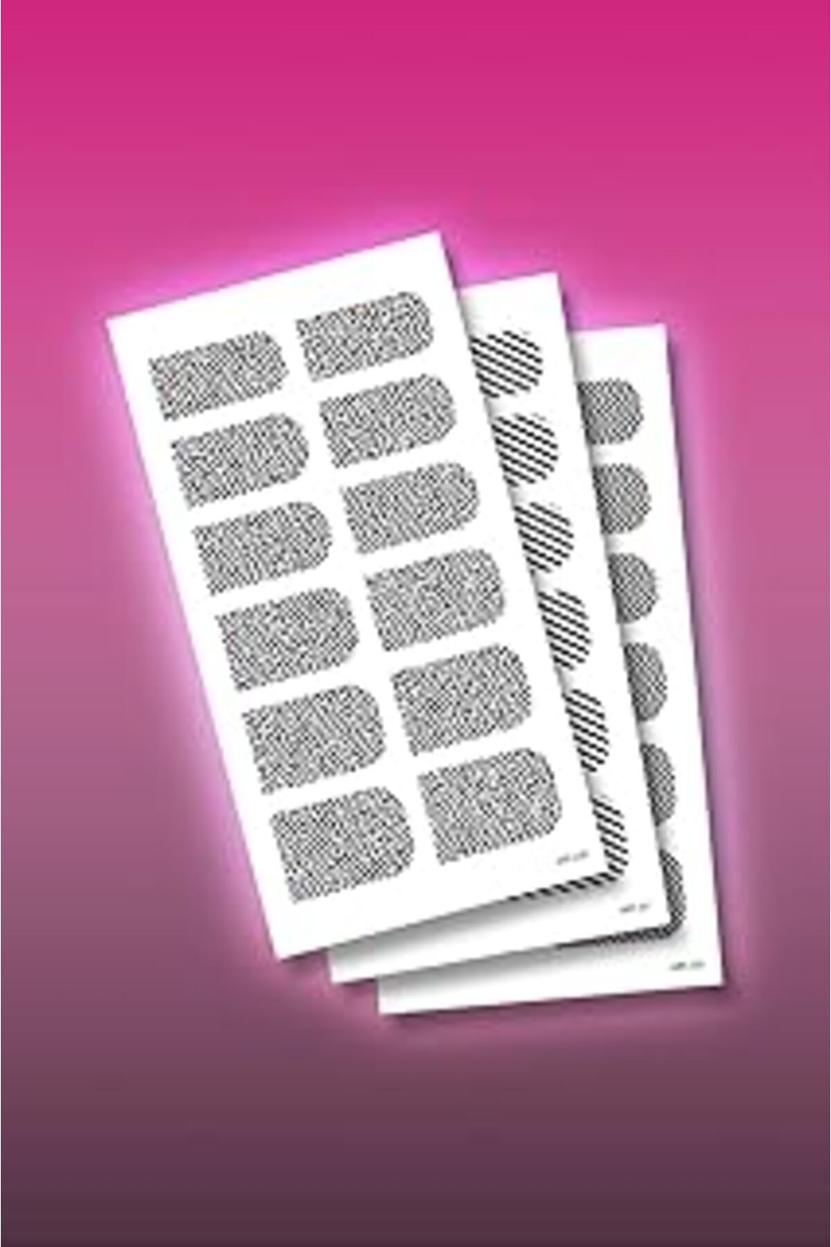 Karachil Artikel 3'lü Tırnak Dövmesi Seti, Tırnak Sticker Seti, Nail Art, Tattoo
