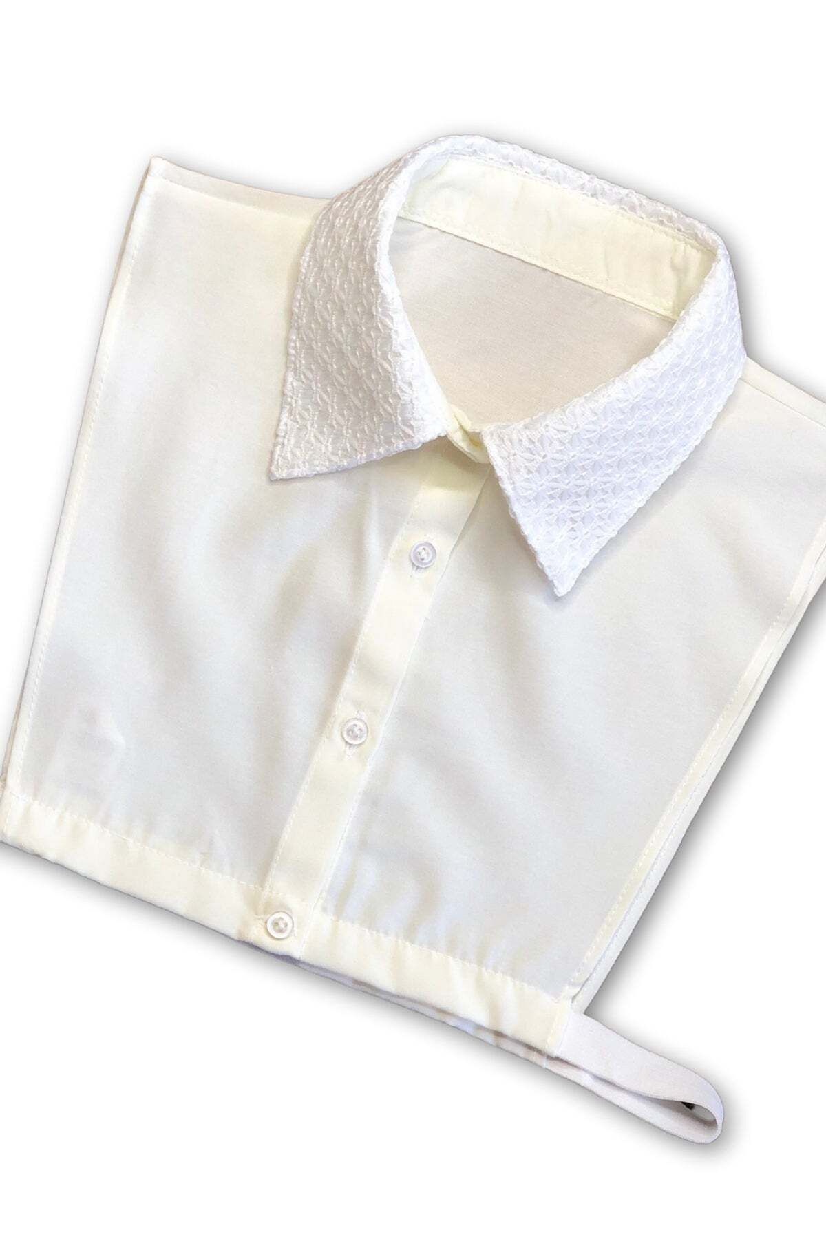 mirach-Mirach Textile Damen-Hemdkragen mit Spitzendetails – Limitierte Auflage der Lilyum-Kollektion – handgefertigt 2
