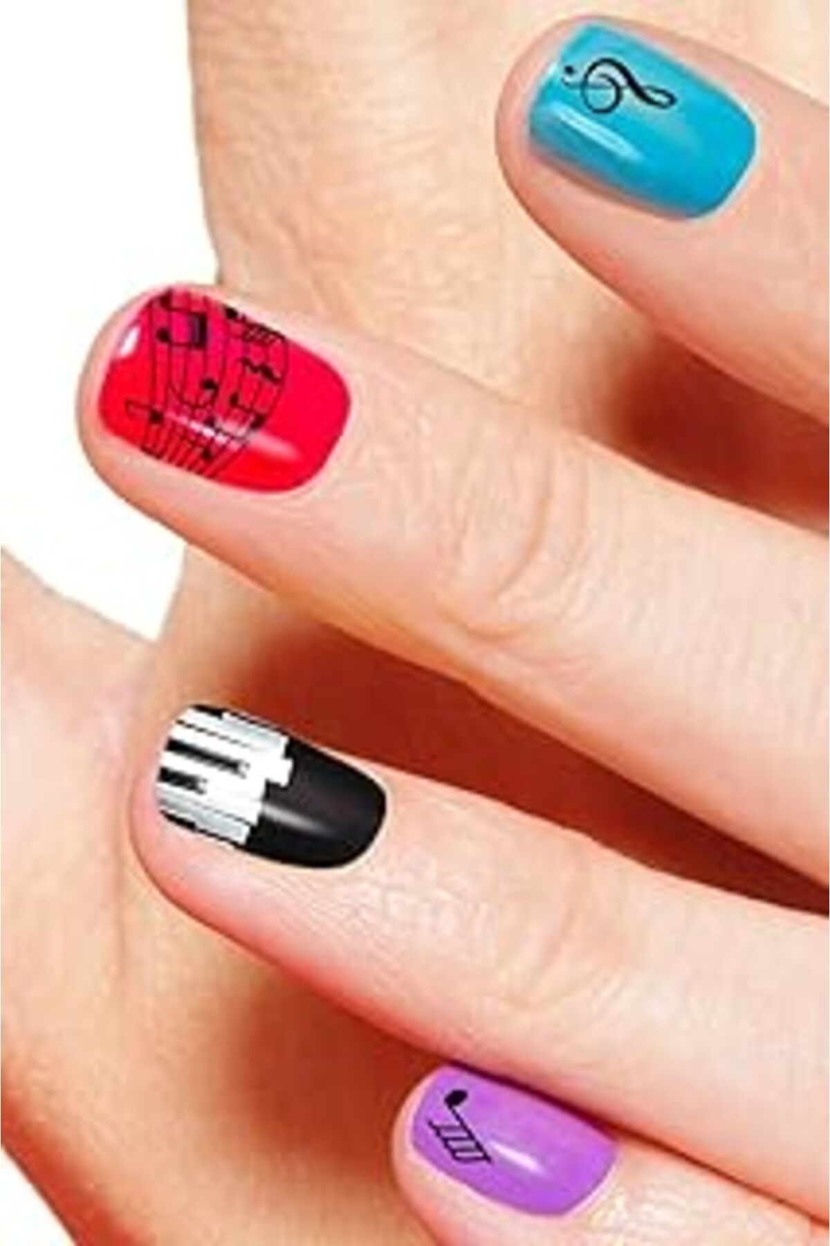 Karachil Artikel Nota Tırnak Dövmesi, Tırnak Tattoo, Nail Art, Tırnak Sticker