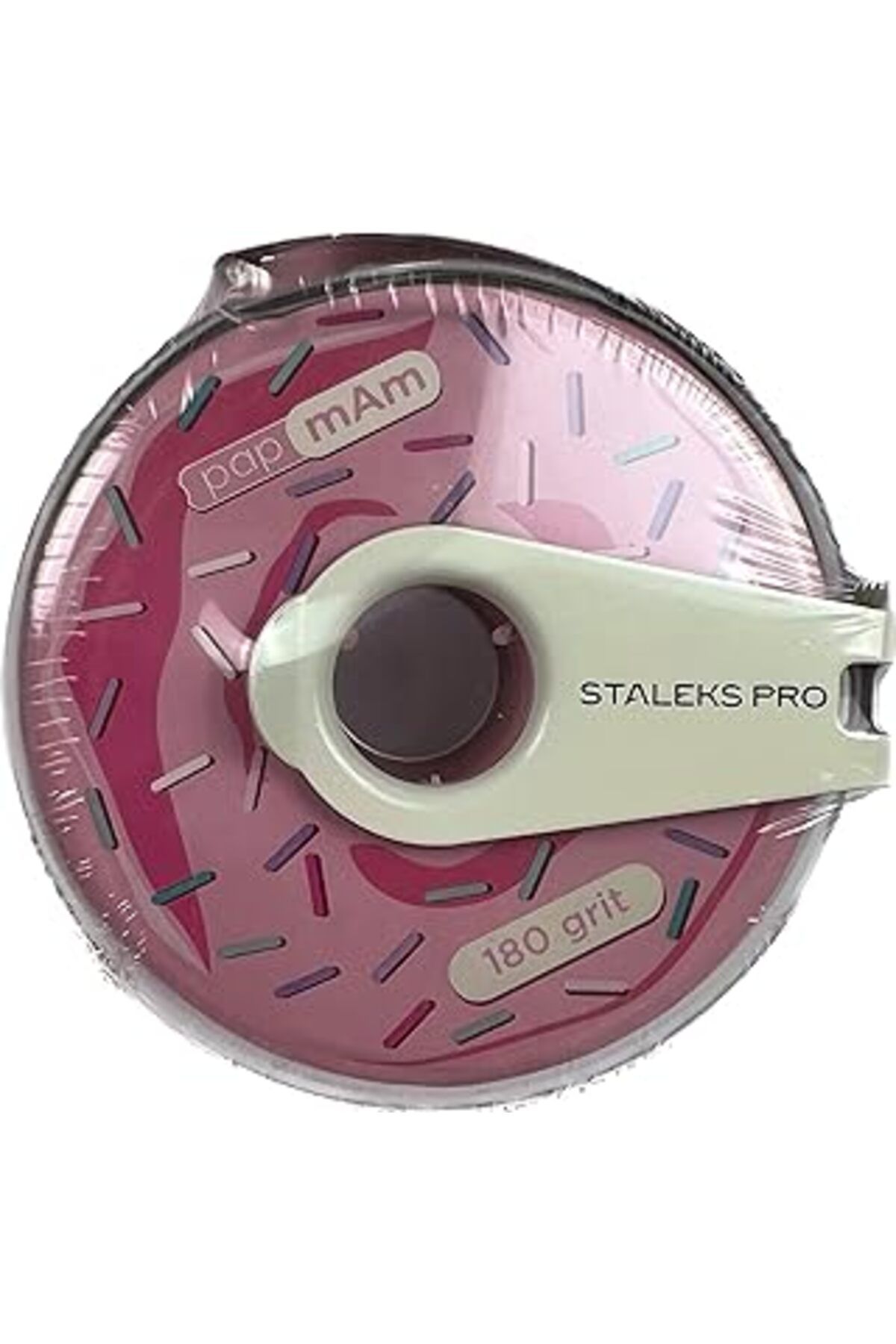 Pazarcan Staleks Metal Taban Giydirmeli Papmam Rulo Zımpara 180 Grit Beyaz