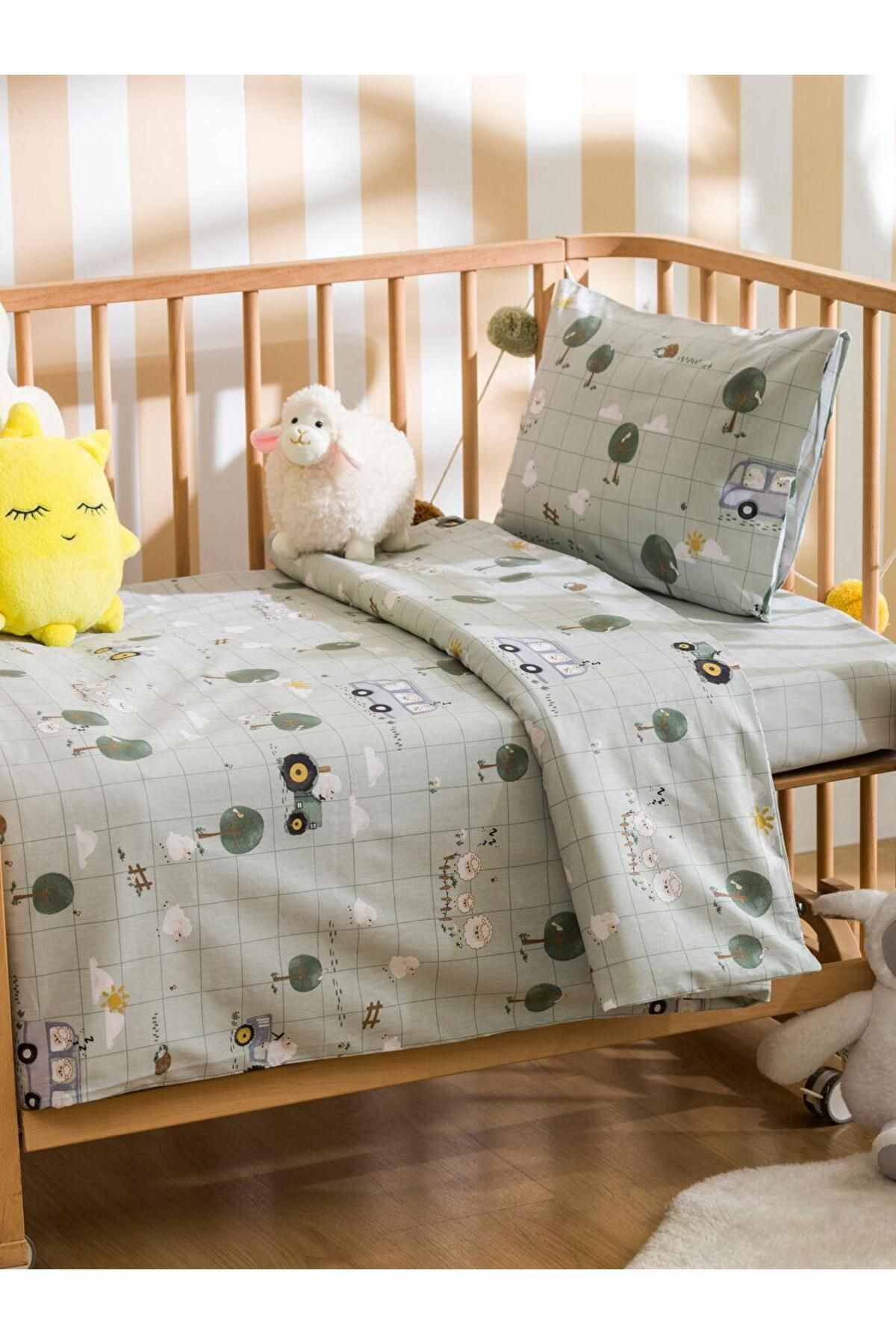 LC Waikiki LCW HOME Baskılı Tek Kişilik Bebek Nevresim Takımı