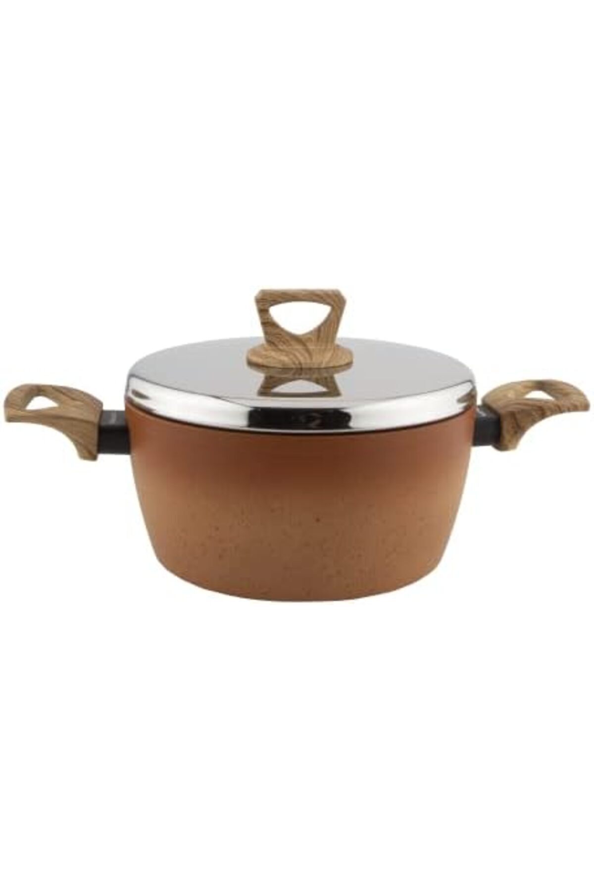 ALSAIF-Amercook Terracotta Non Stick Casserole Cooking Pot,colour: Orange,size: 28cm 2