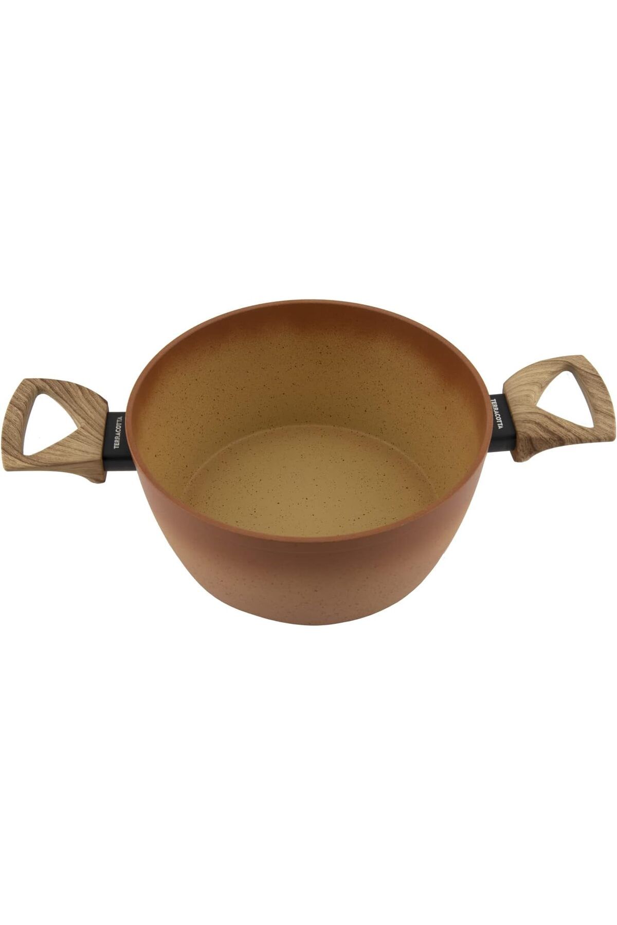 ALSAIF-Amercook Terracotta Non Stick Casserole Cooking Pot,colour: Orange,size: 28cm 6