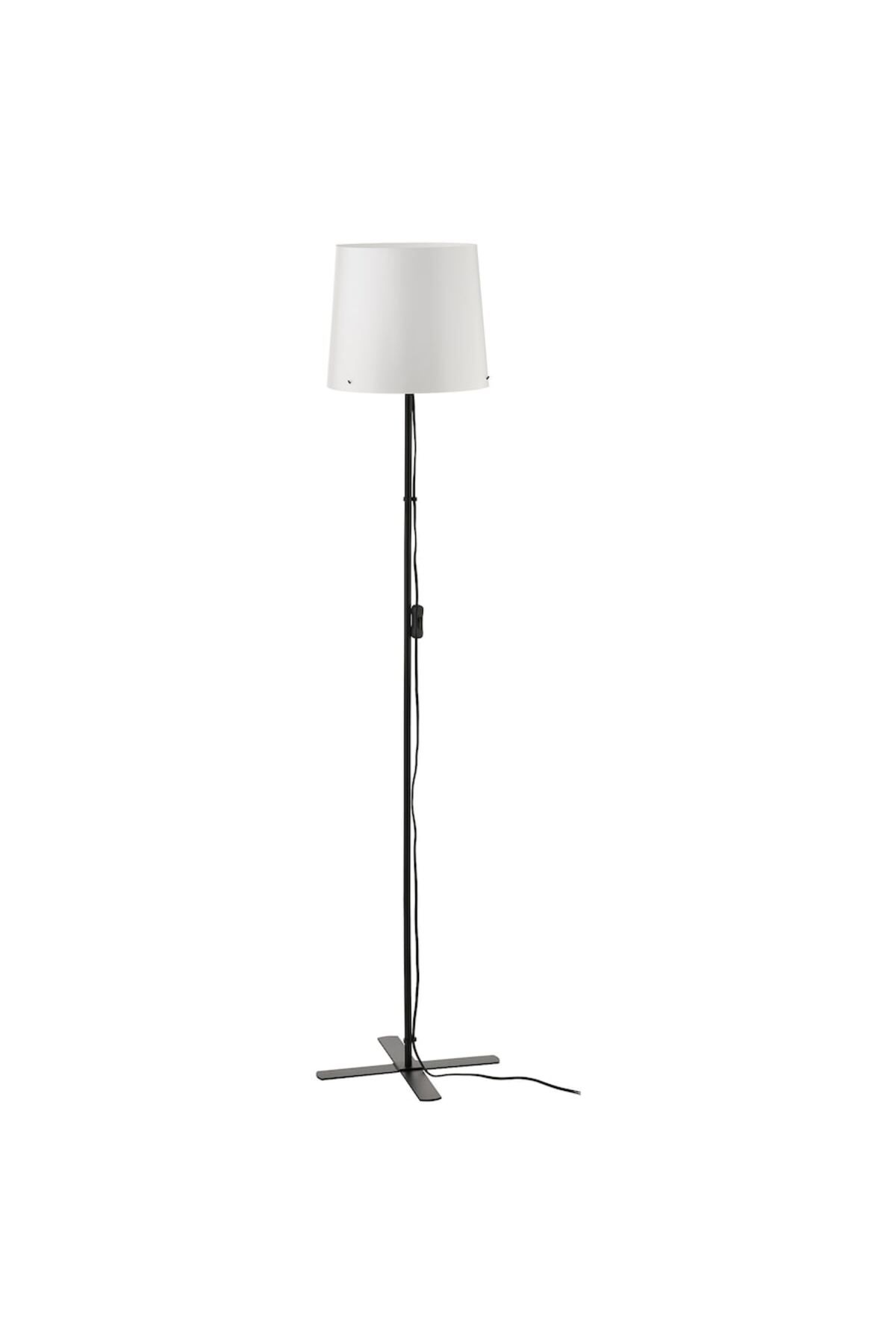 IKEA-Floor lamp, black/white, 150 cm 2