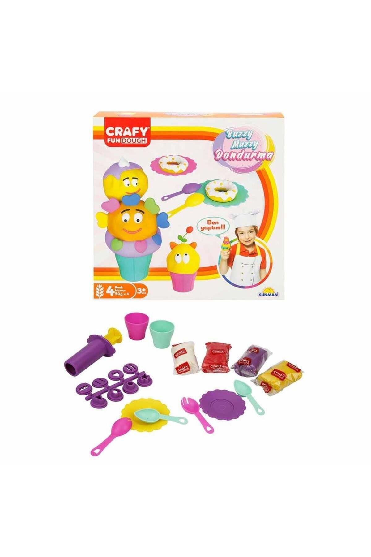 TimeStart Crafy Buzzy Muzzy Dondurma Oyun Hamuru Seti 200 g 22 Parça