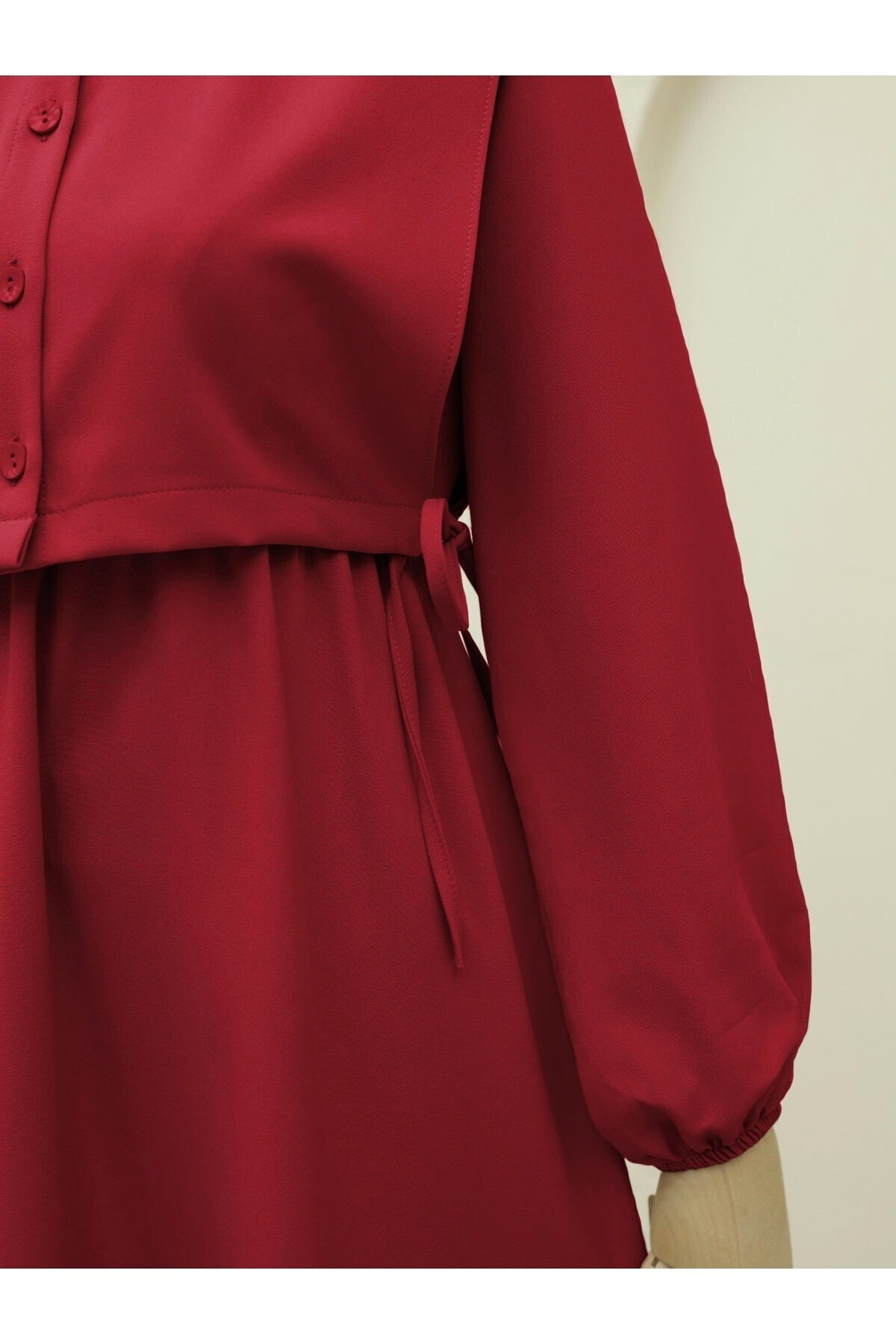Modamorfo-Red Top Shirt Talehli Dress Set 4