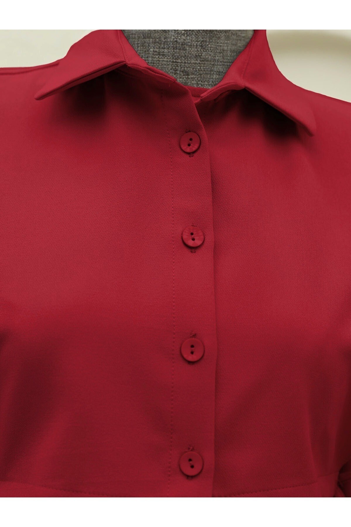 Modamorfo-Red Top Shirt Talehli Dress Set 3