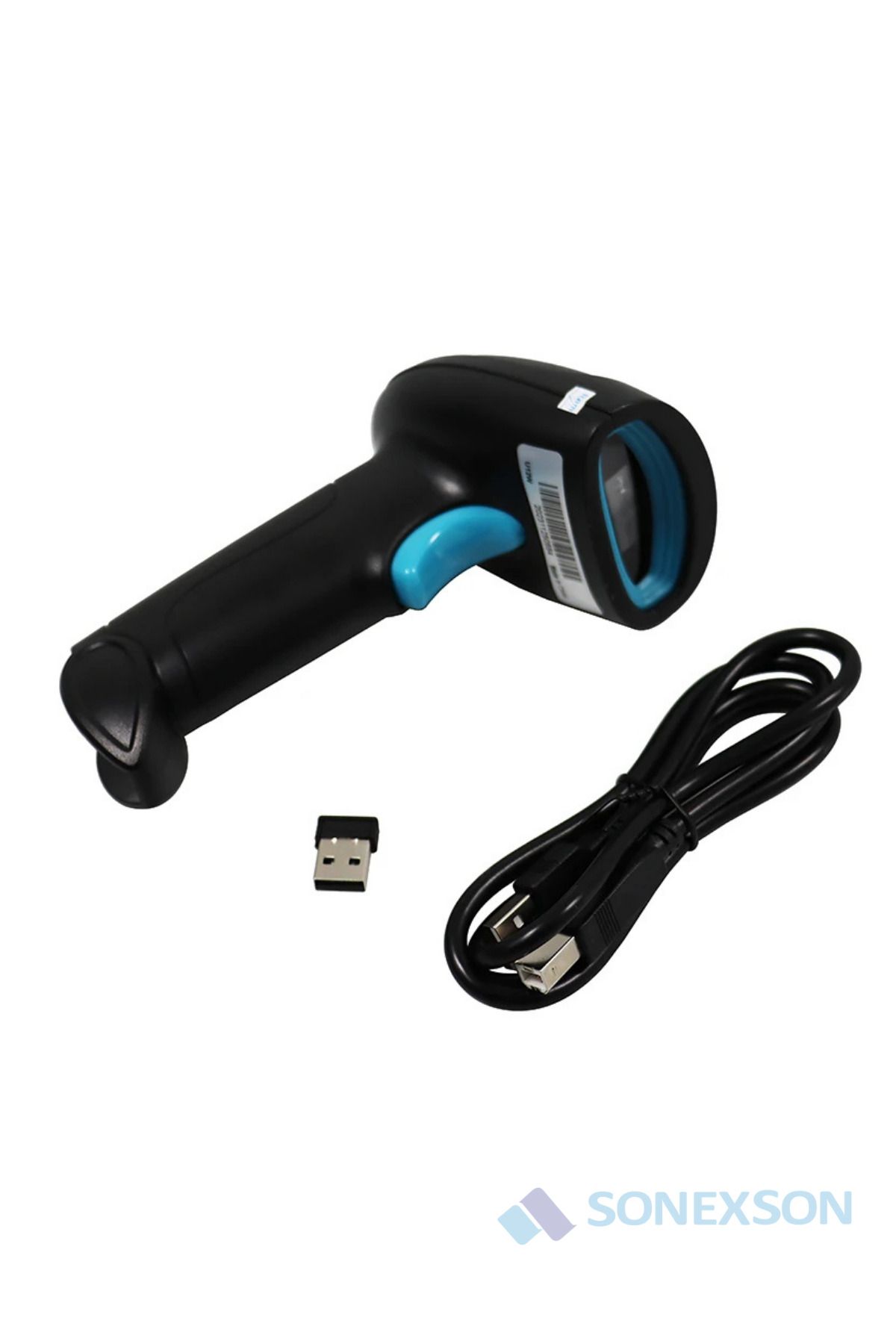 SONEX-U12‑W 2D Wireless Qr Code & Barcode Reader – Id & Driver's License Reading Supported Black 4