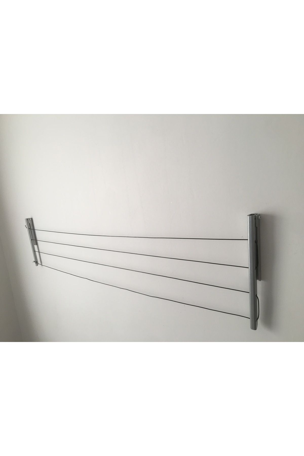 teknotrust Katlanabilir Çamaşırlık, Demir Balkon Pvc Uyumludur Basit Montaj Hızlı Çözüm