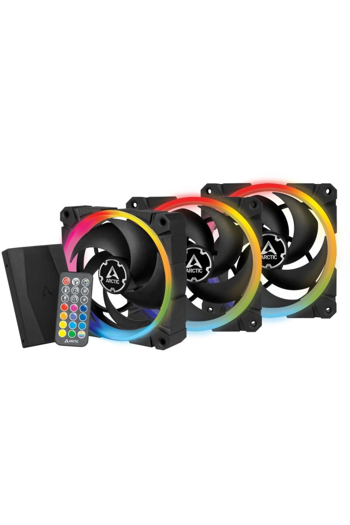 Arctic-ARCTIC BioniX P120 A-RGB fan (3-fan pack + Controller), 120mm 1