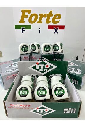 İto 1.kalite 5 Metre Şerit Metre 5*25 5mt Metre(1.kali̇te)