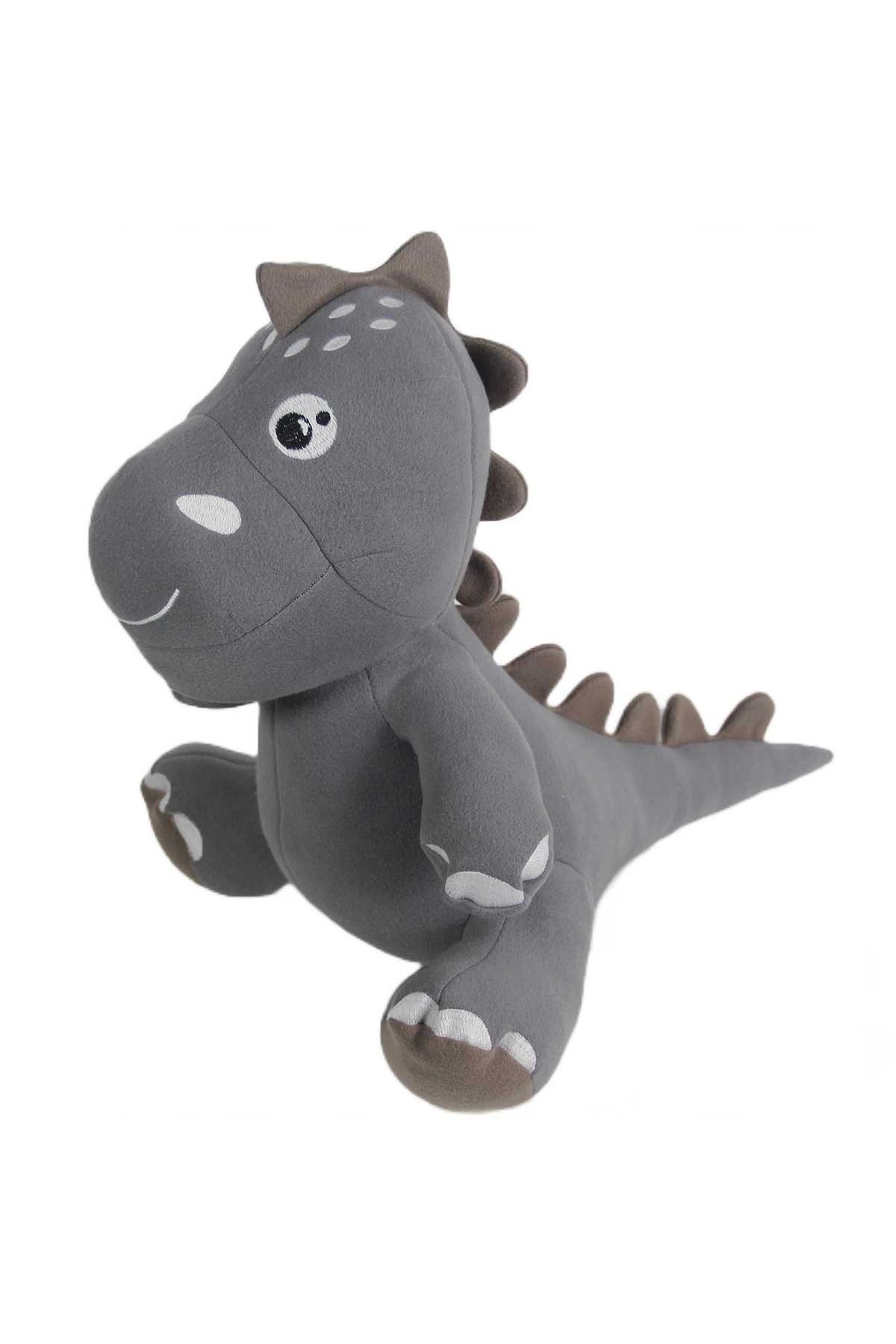 TimeStart Dino Peluş Oyuncak Gri 40 cm