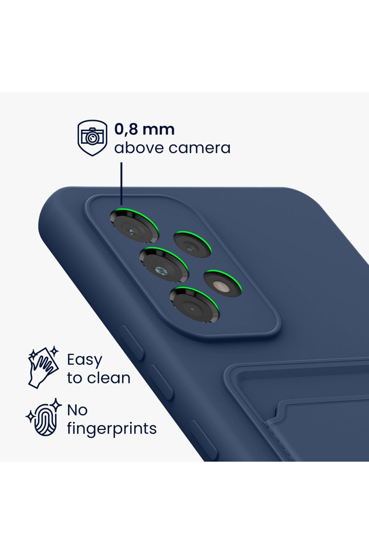 KWmobile-Case For Samsung Galaxy A53 5g, Silicone, Blue, 58146.17 4