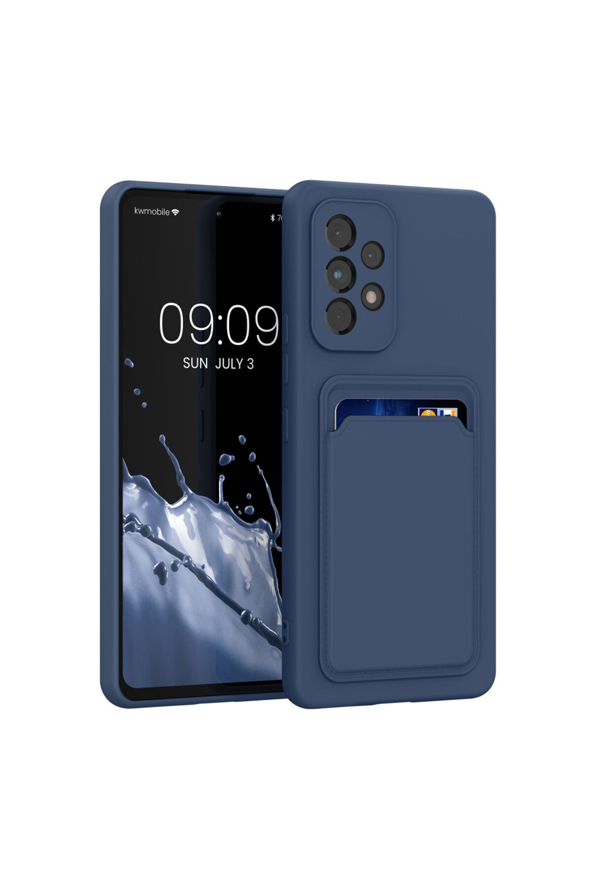 KWmobile-Case For Samsung Galaxy A53 5g, Silicone, Blue, 58146.17 1