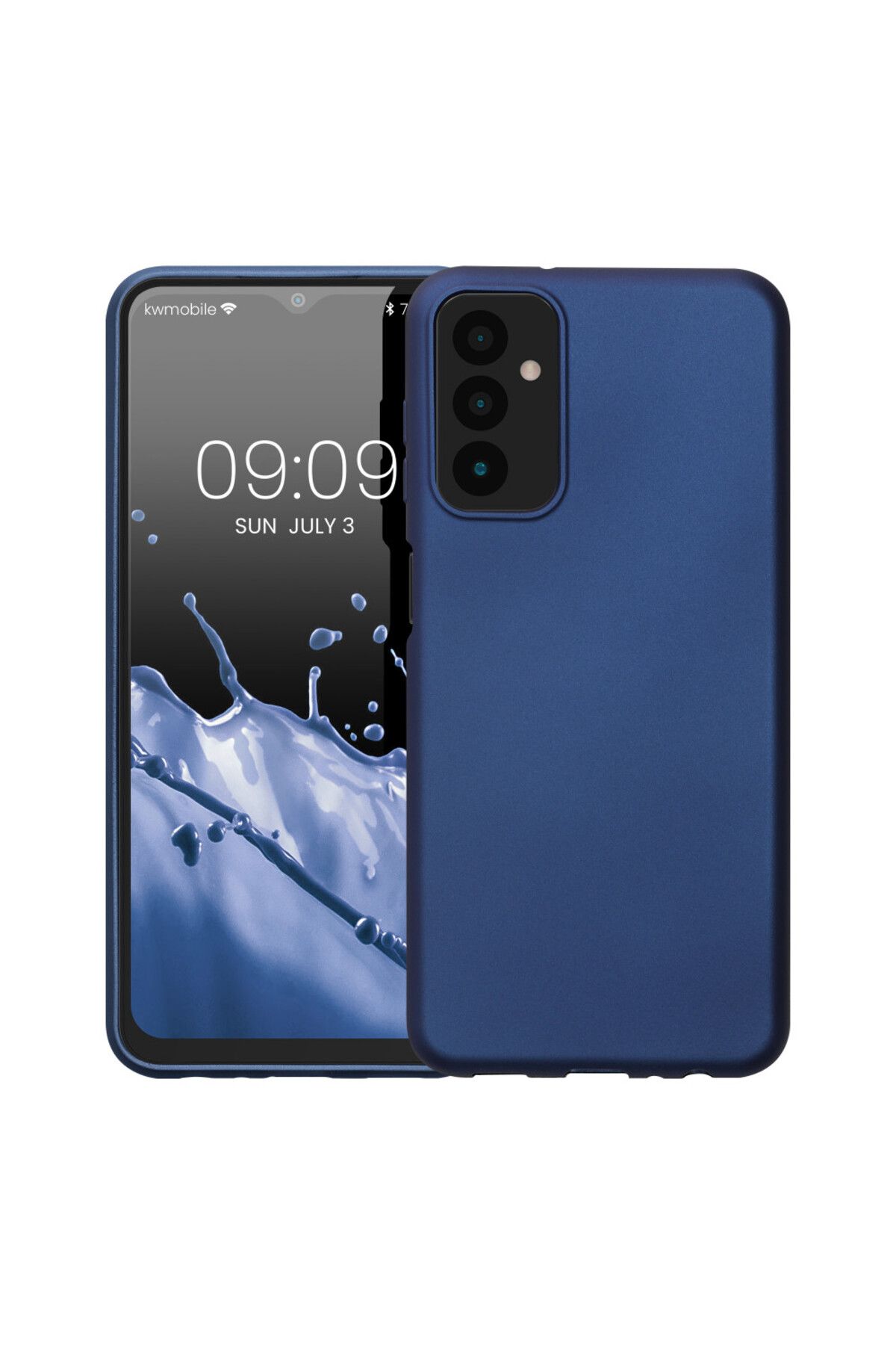 KWmobile-Carcasă pentru Samsung Galaxy M13, silicon, albastră, 59740.64 2