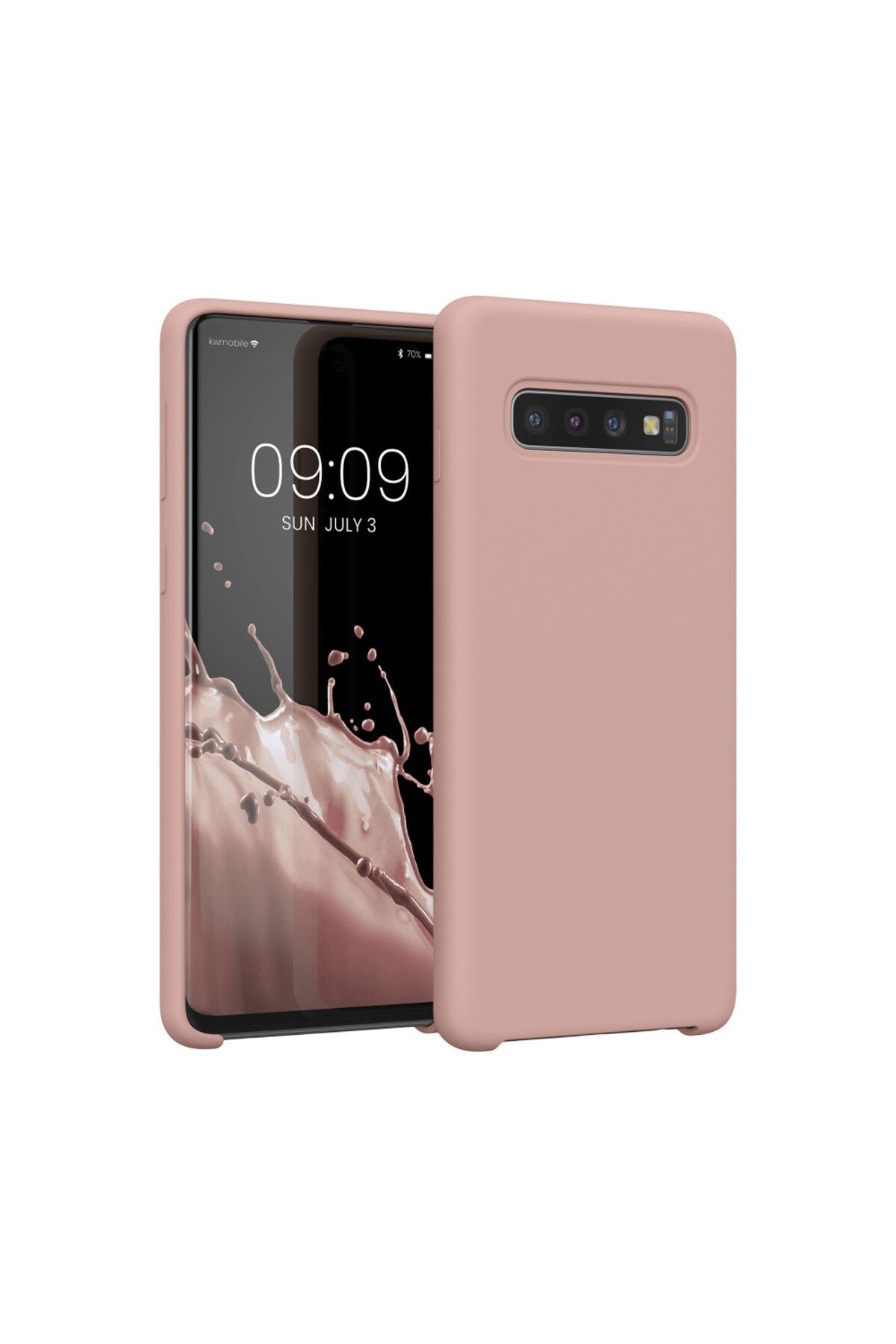 KWmobile Carcasă Pentru Samsung Galaxy S10, Silicon, Roz, 47732.236 - One Size
