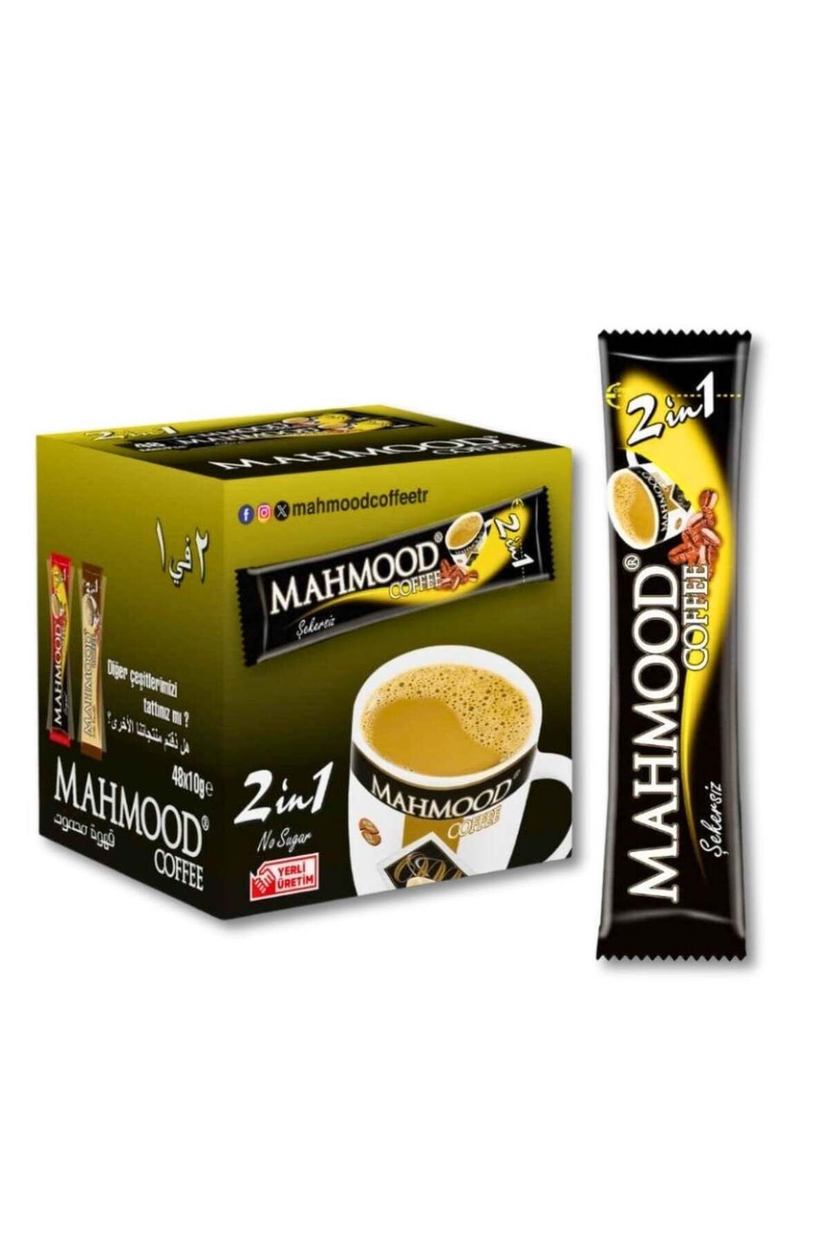 Koçak Bademci Mahmood Coffee 2'si 1 Arada Hazır Kahve