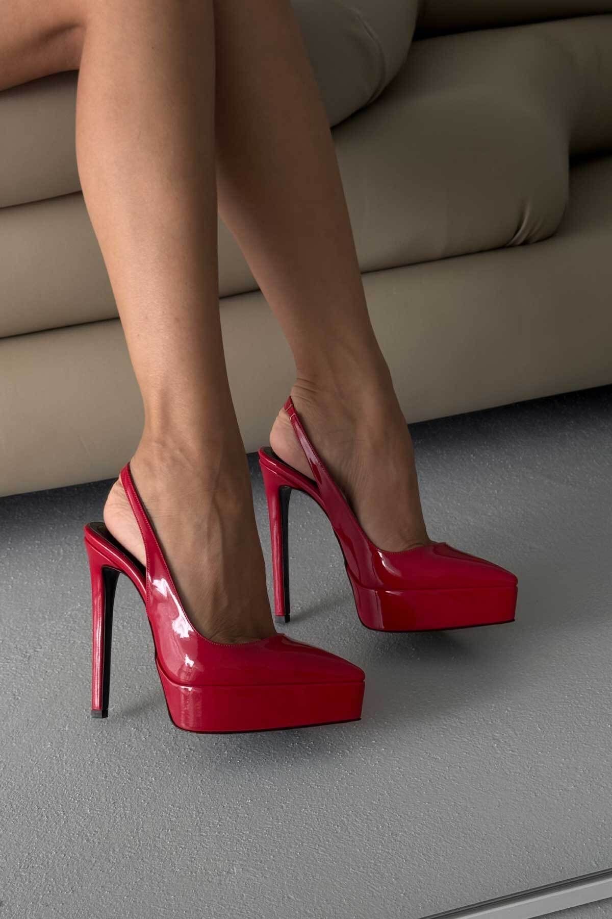 AYAKKABI PRENSİ-Flex Red Patent Leather 1
